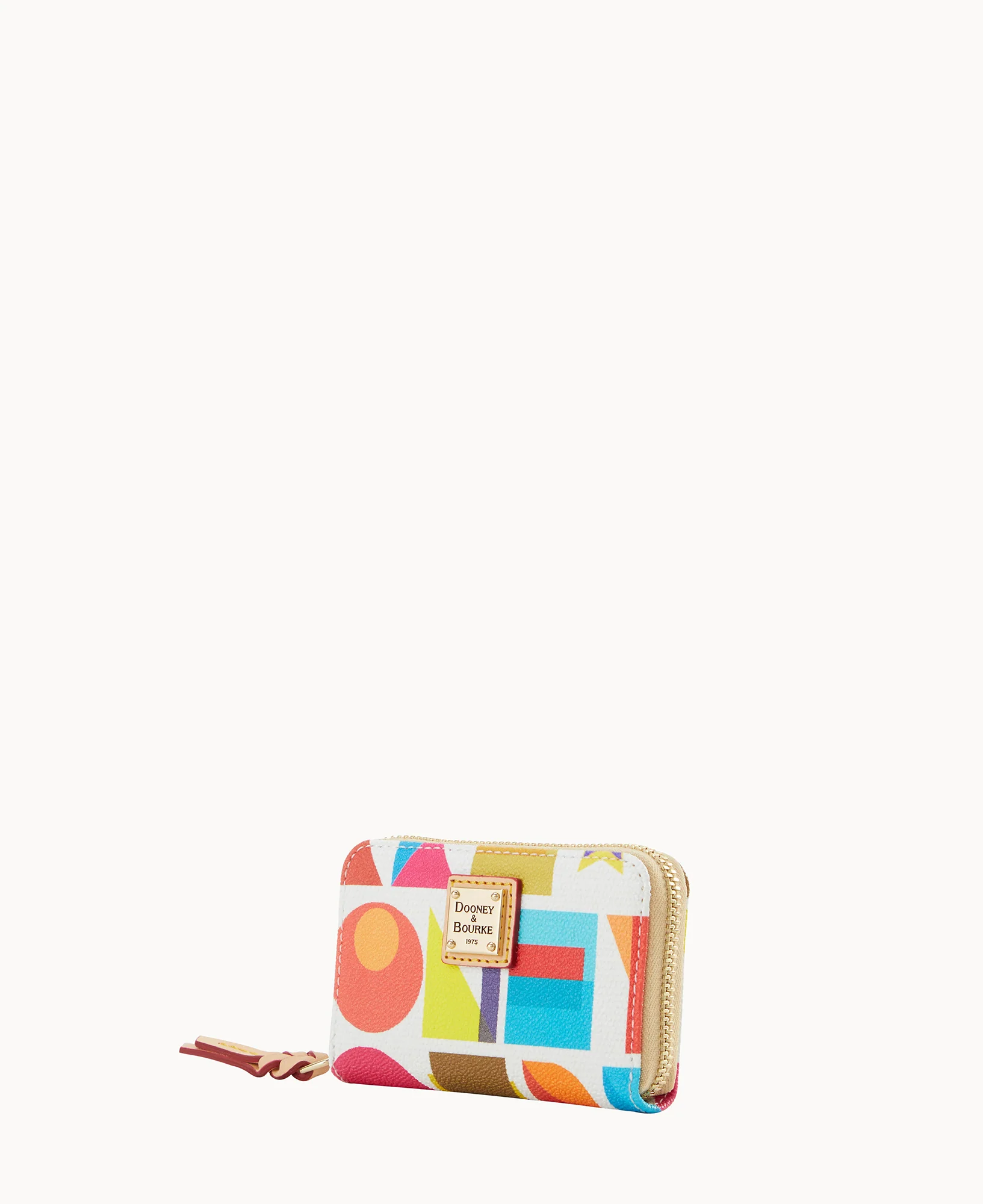 Art Deco Large Zip Around Credit Card Case - Image 2