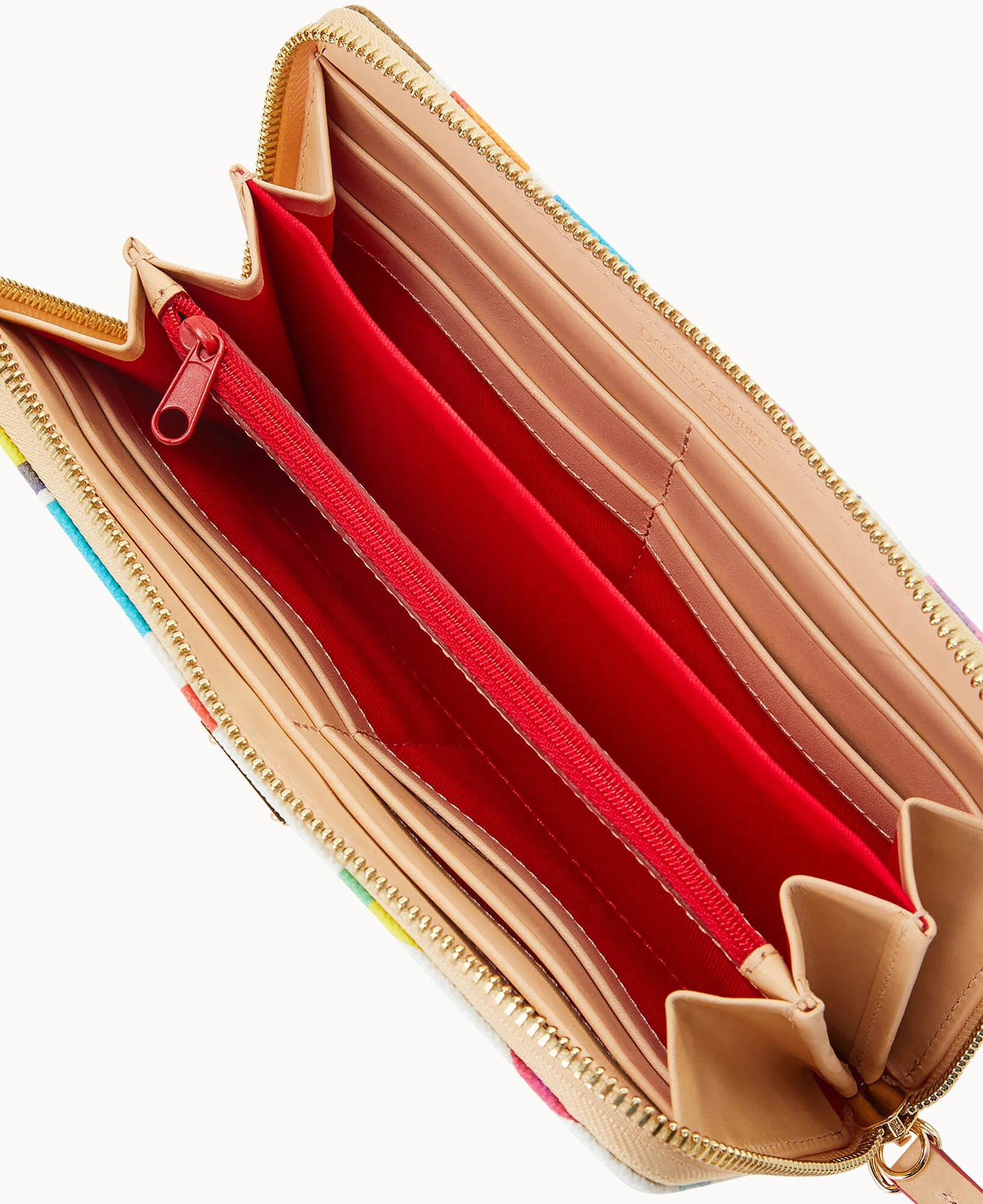 Art Deco Large Zip Around Wristlet - Image 3