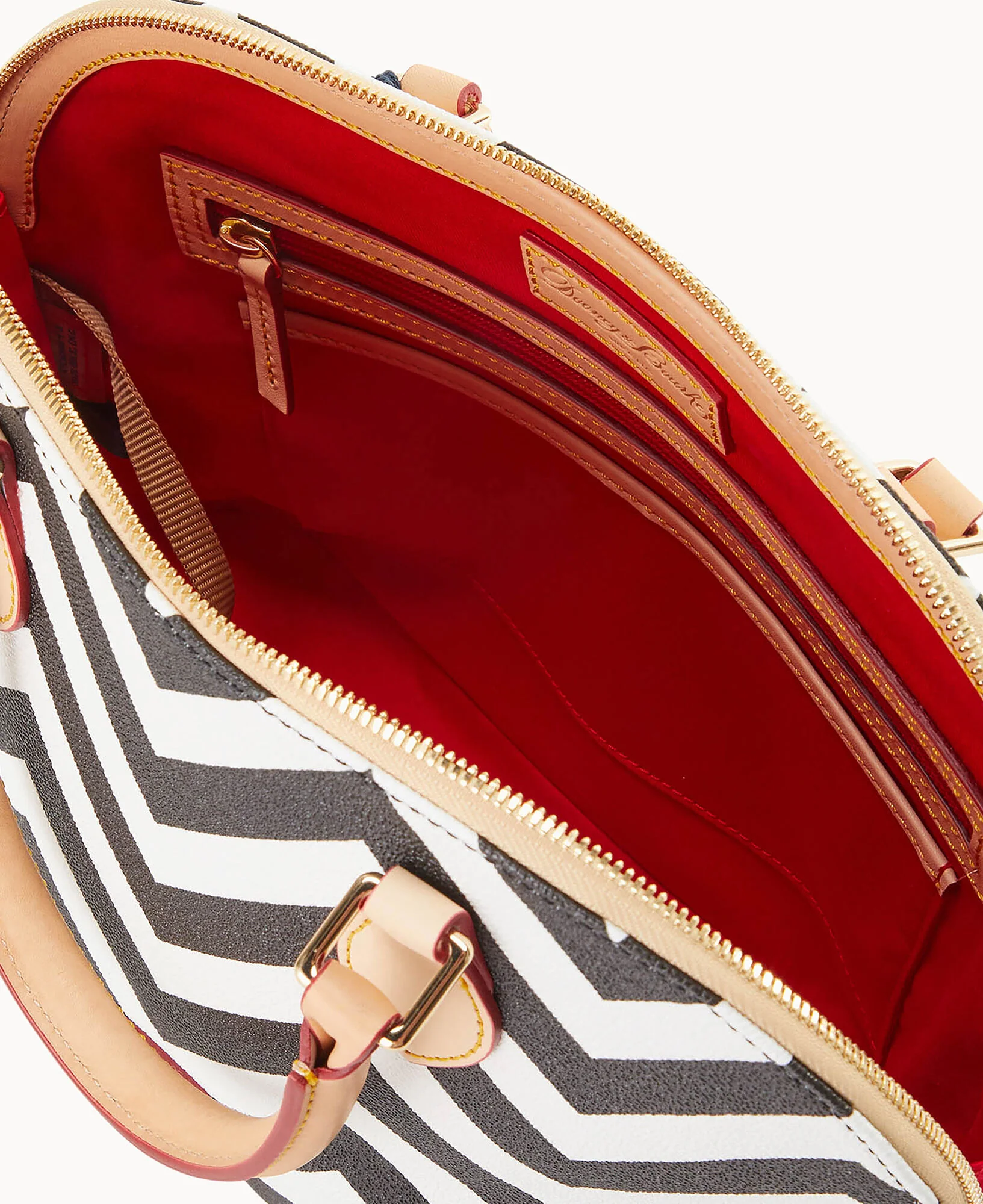 Chevron Zip Zip Satchel - Image 10