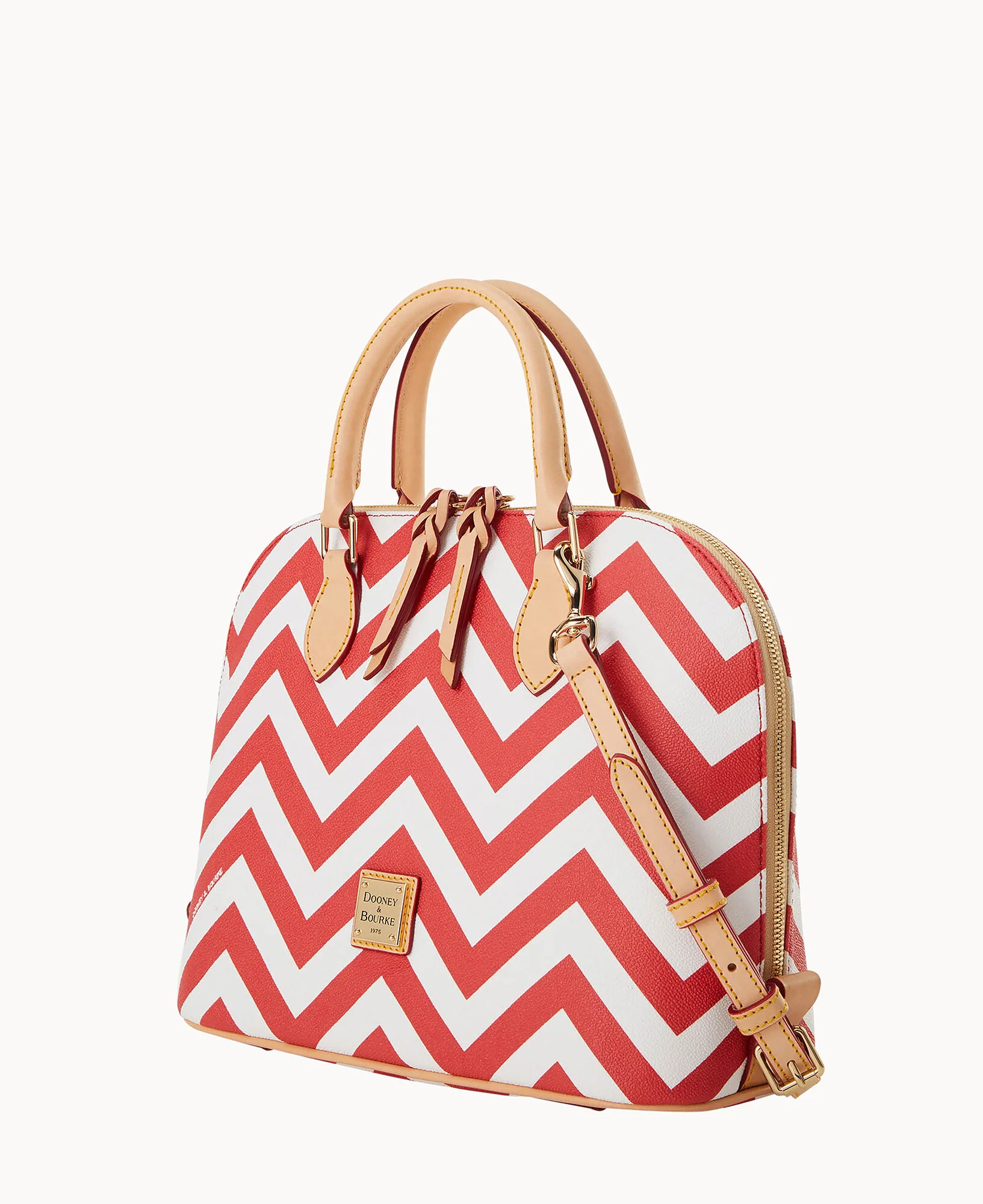 Chevron Zip Zip Satchel - Image 15