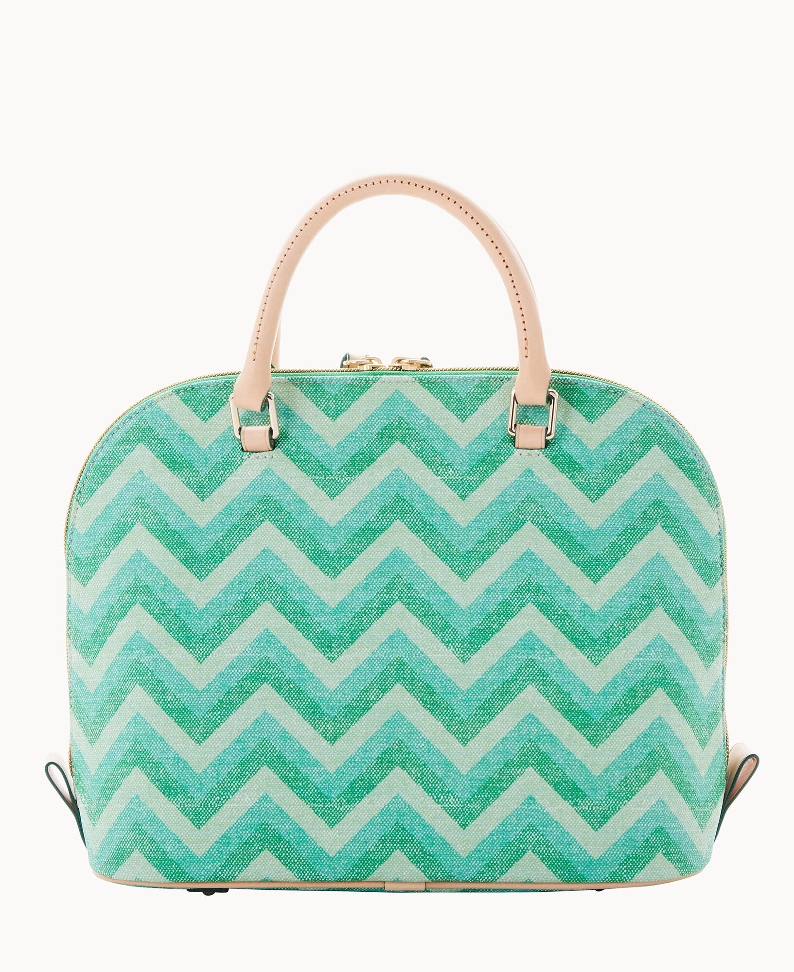 Chevron Zip Zip Satchel - Image 24