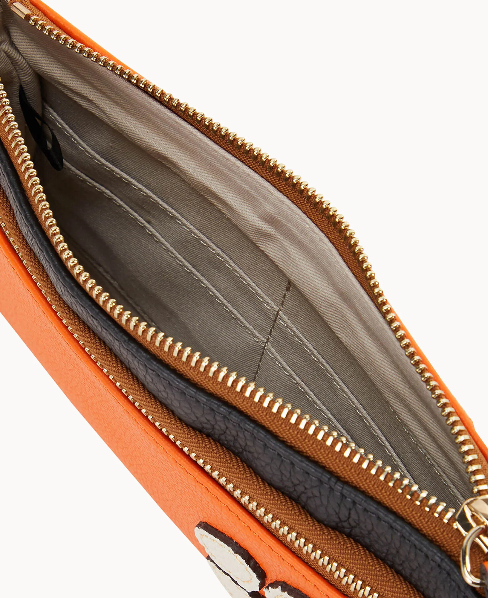 Collegiate Clemson Double Zip Wristlet - Image 3