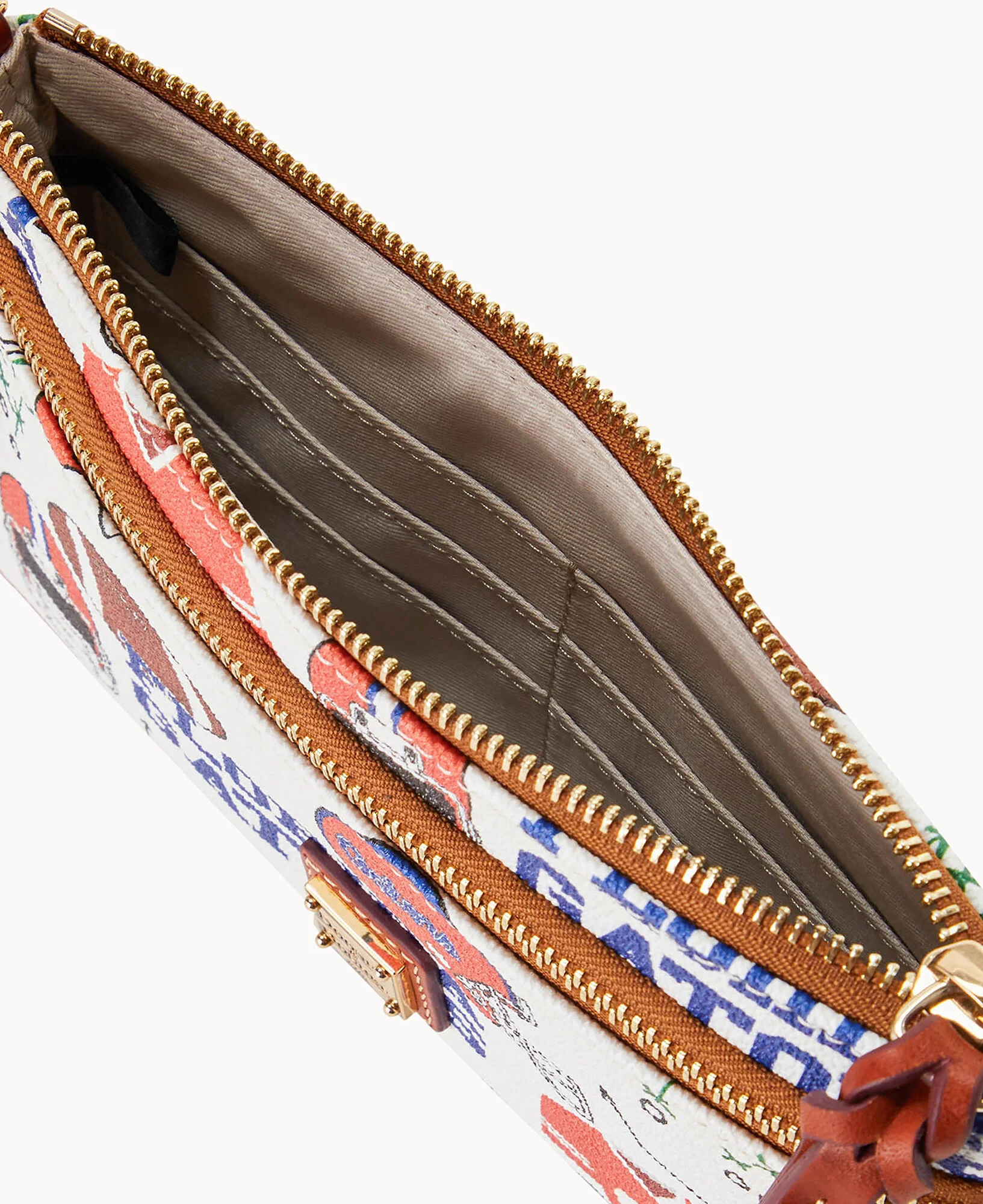Collegiate University of Florida Double Zip Wristlet - Image 3