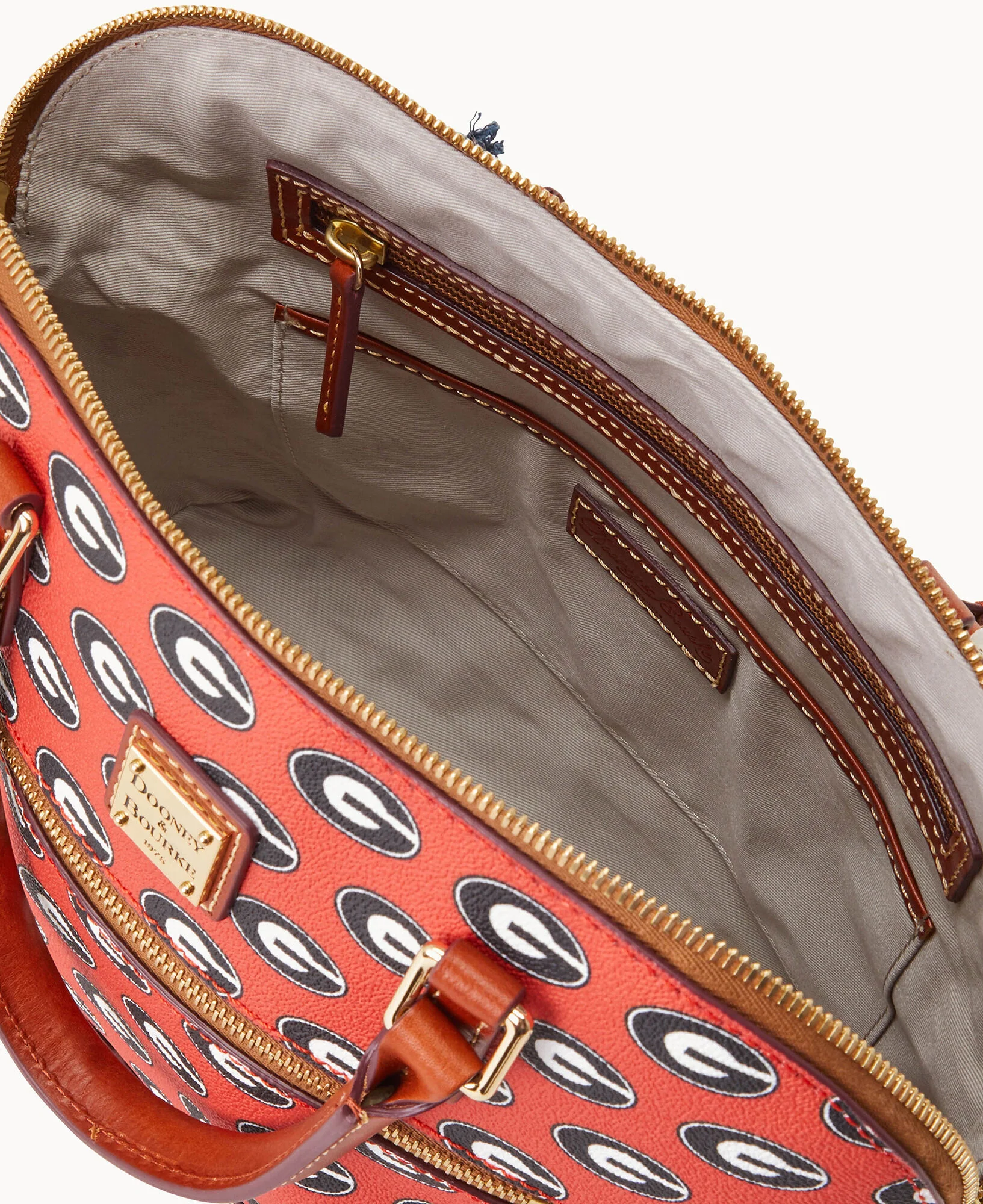 Collegiate University of Georgia Domed Zip Satchel - Image 3