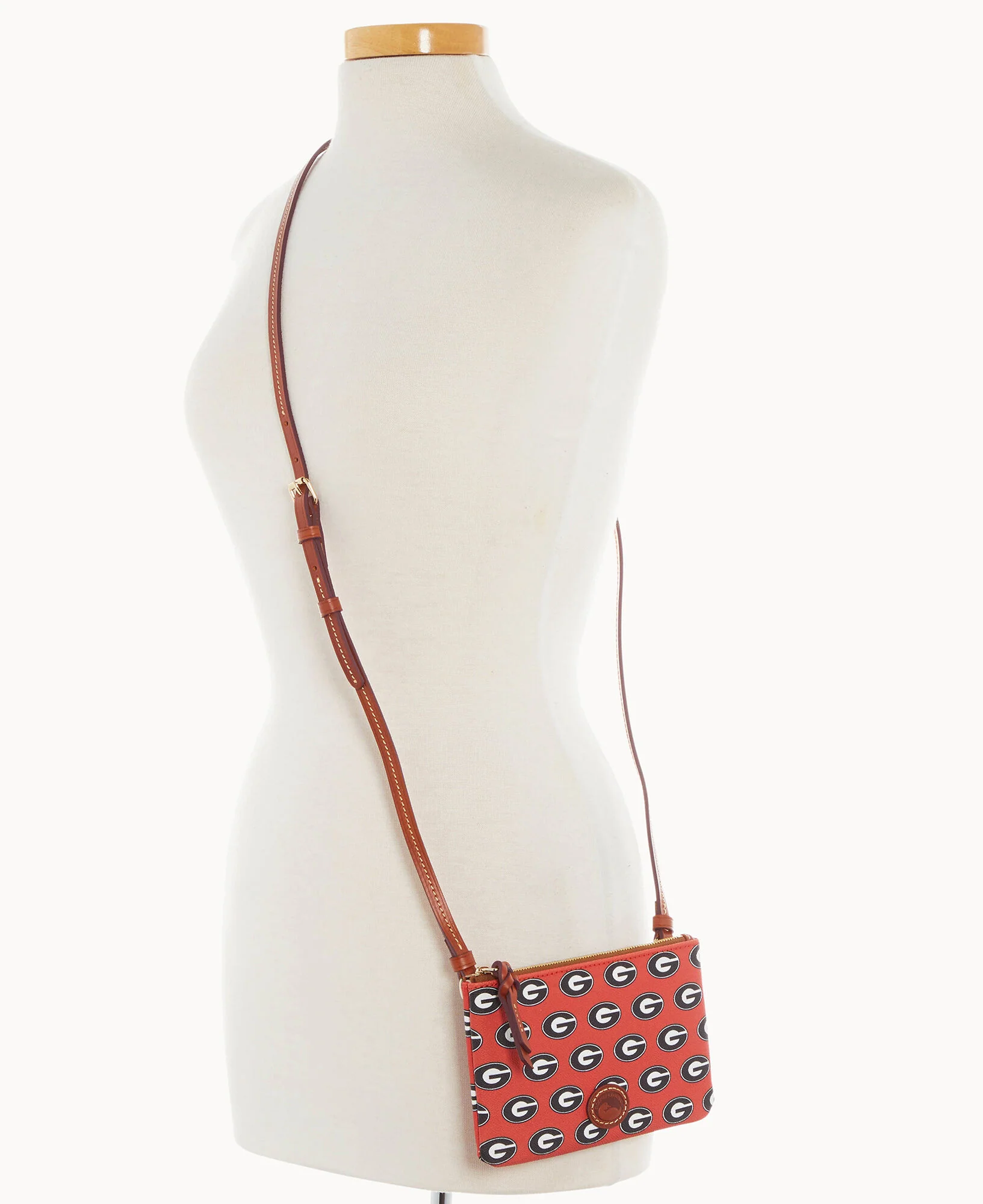 Collegiate University of Georgia Top Zip Crossbody - Image 3