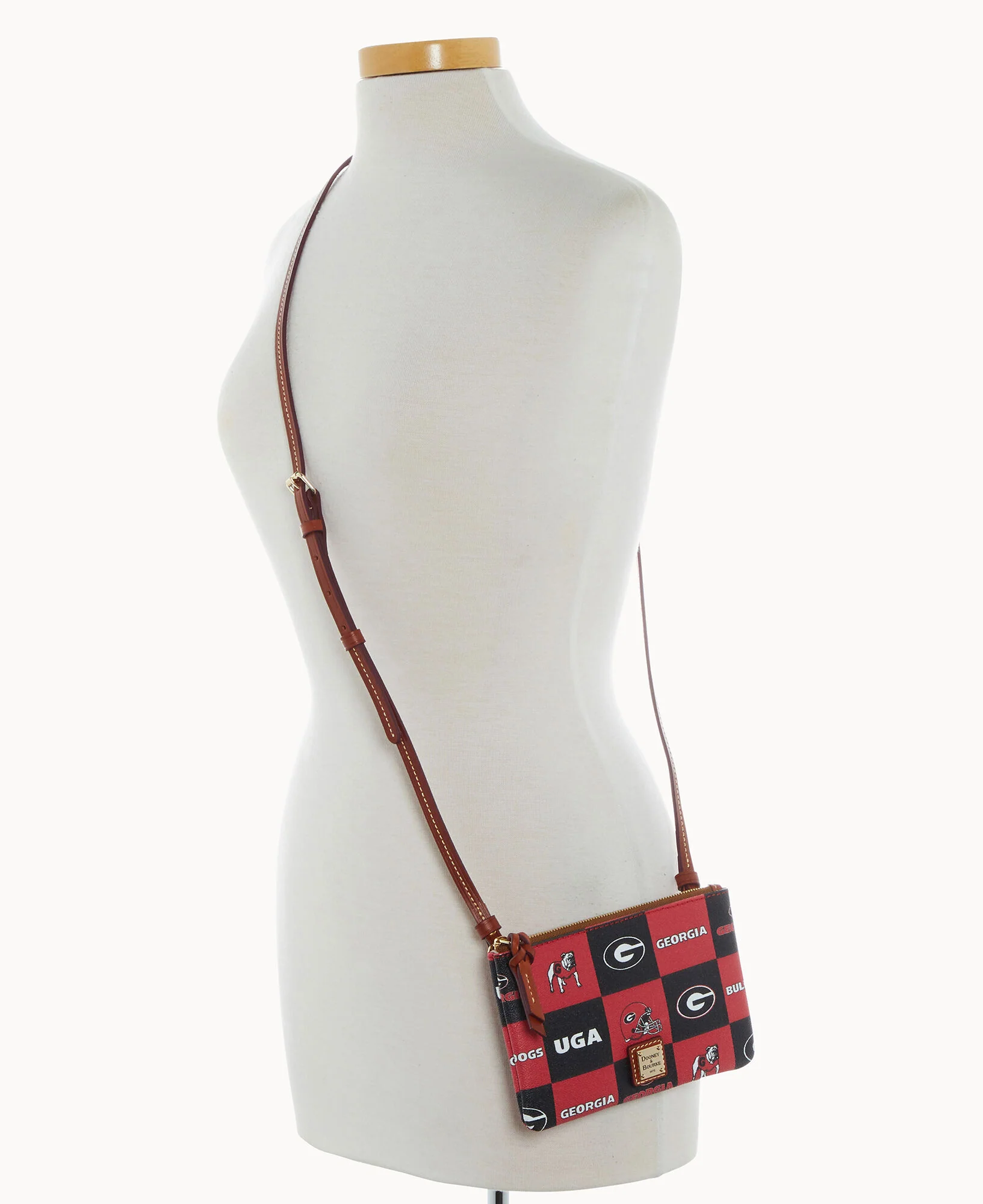 Collegiate University of Georgia Top Zip Crossbody - Image 4