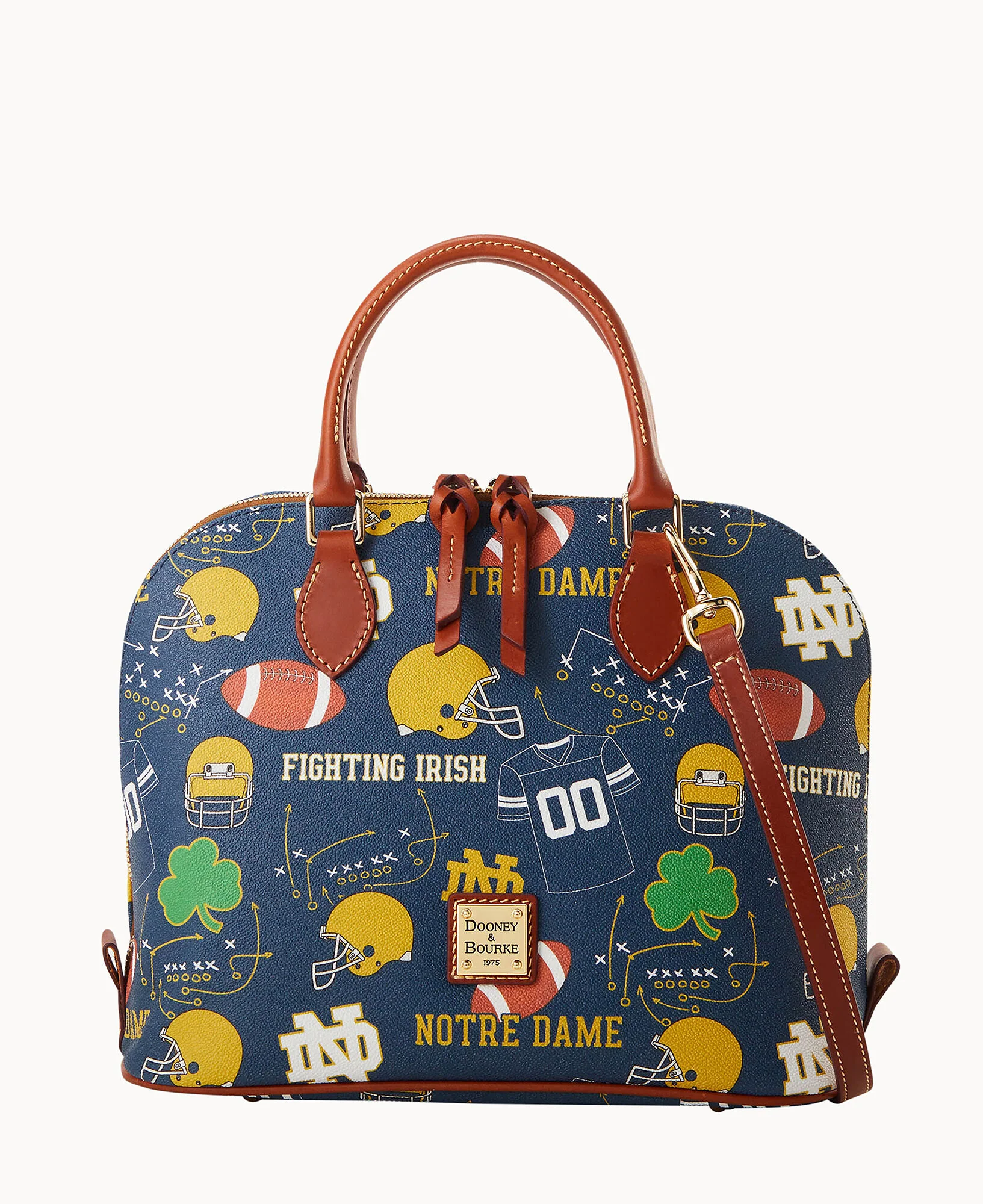 Collegiate University of Notre Dame Zip Zip Satchel - Image 5