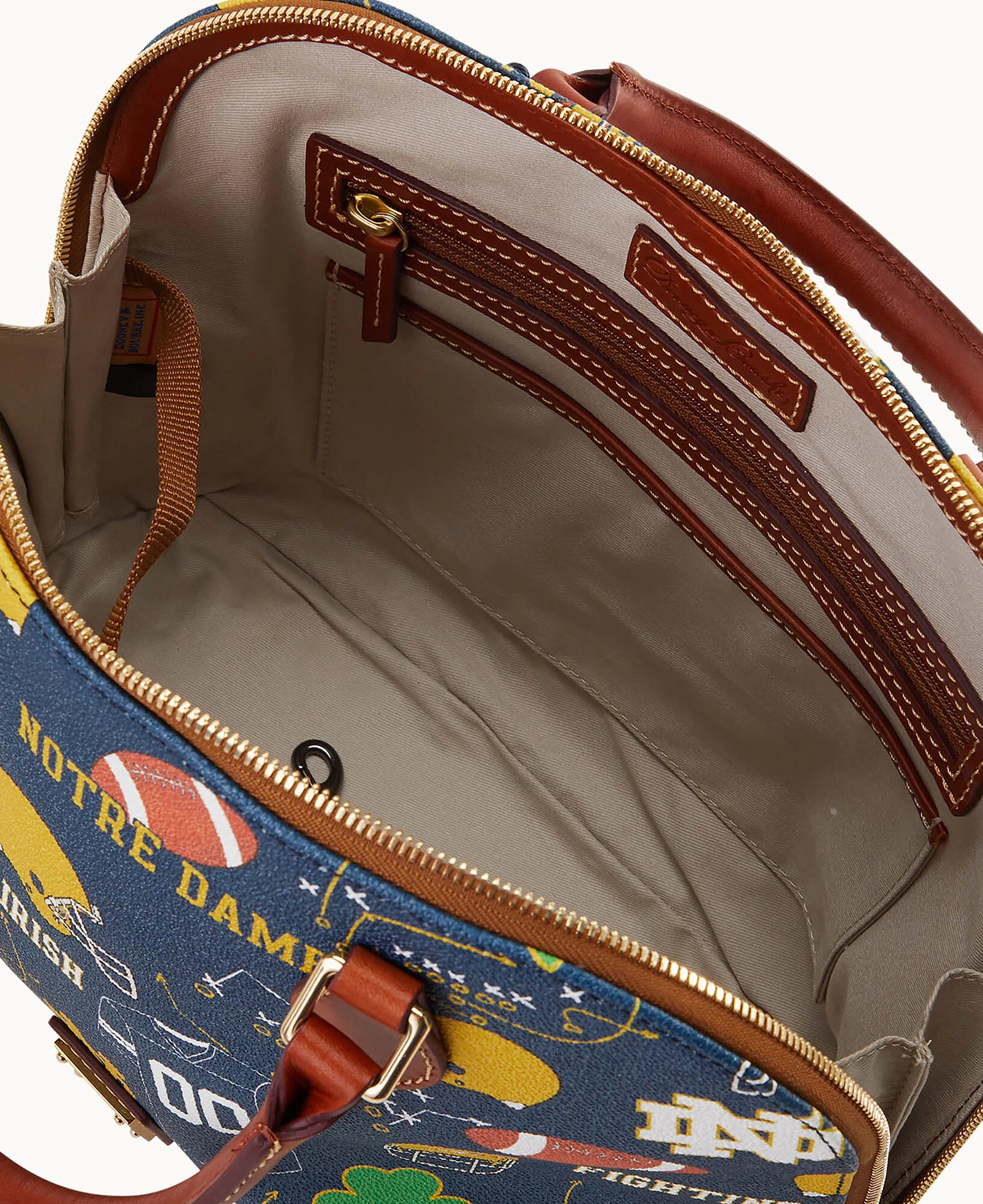 Collegiate University of Notre Dame Zip Zip Satchel - Image 7