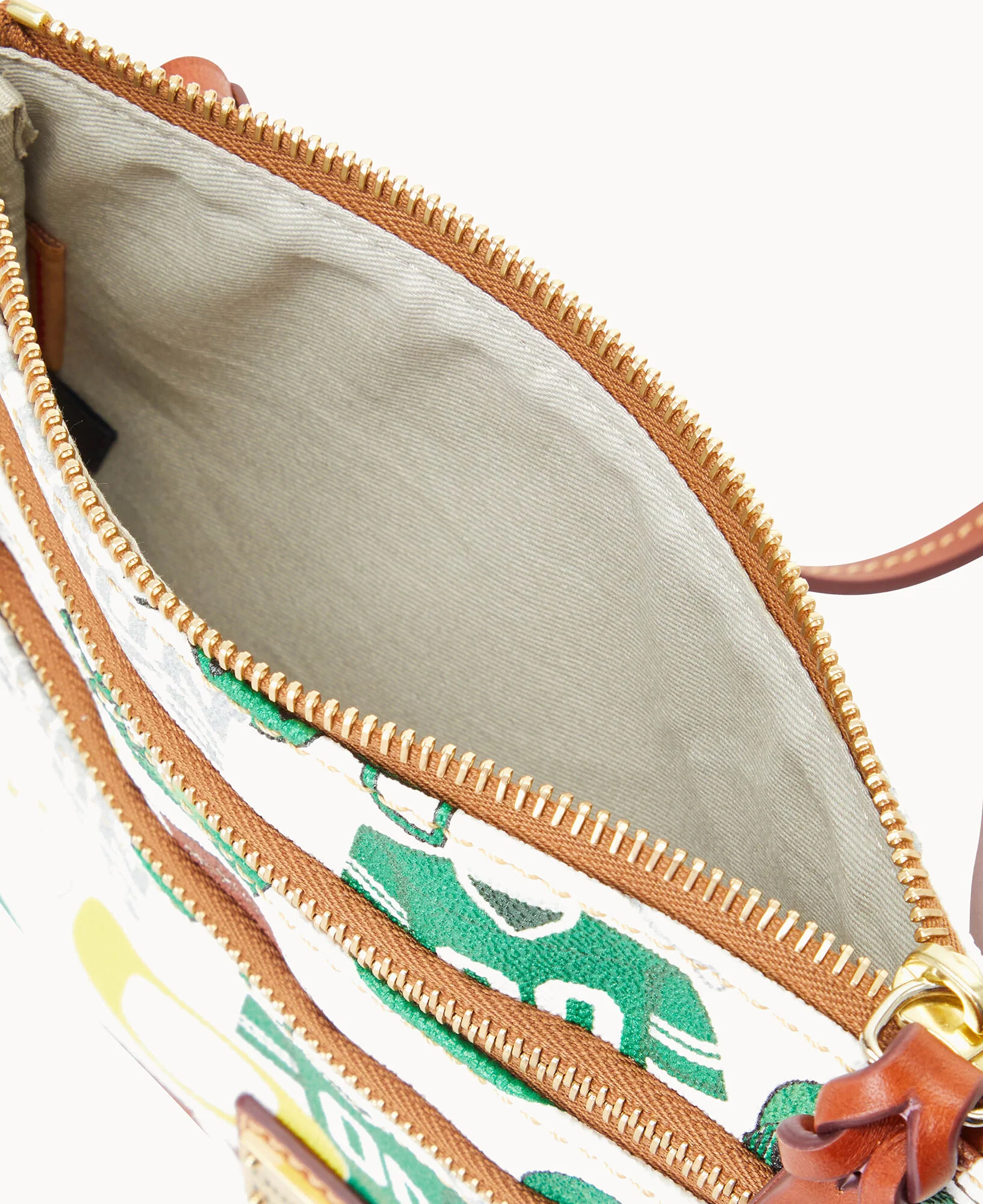 Collegiate University of Oregon North South Triple Zip Crossbody - Image 3