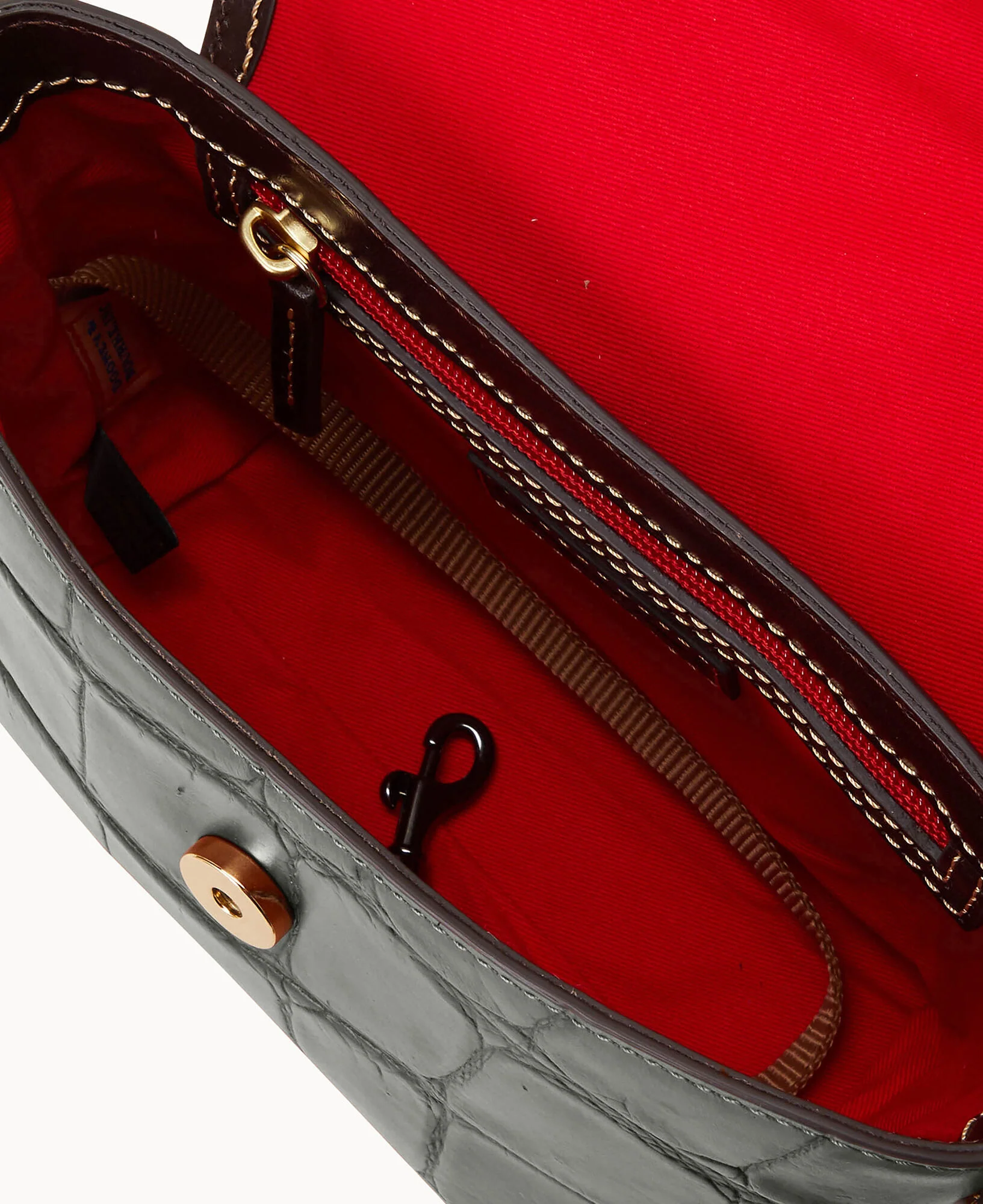 Denison Crossbody Saddle Bag - Image 6