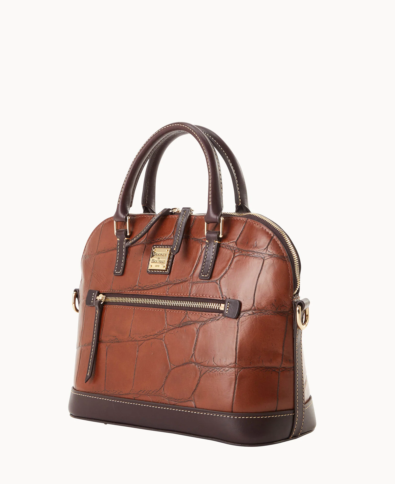 Denison Domed Zip Satchel - Image 3