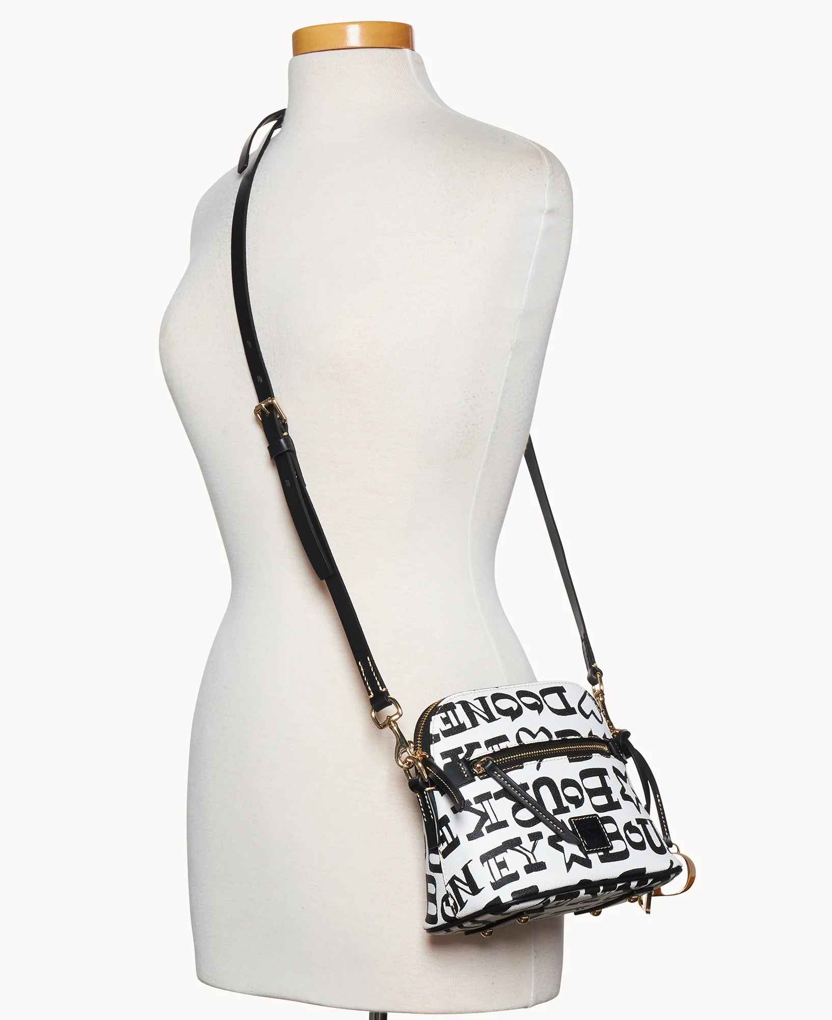 Doodle II Coated Cotton Domed Crossbody - Image 7