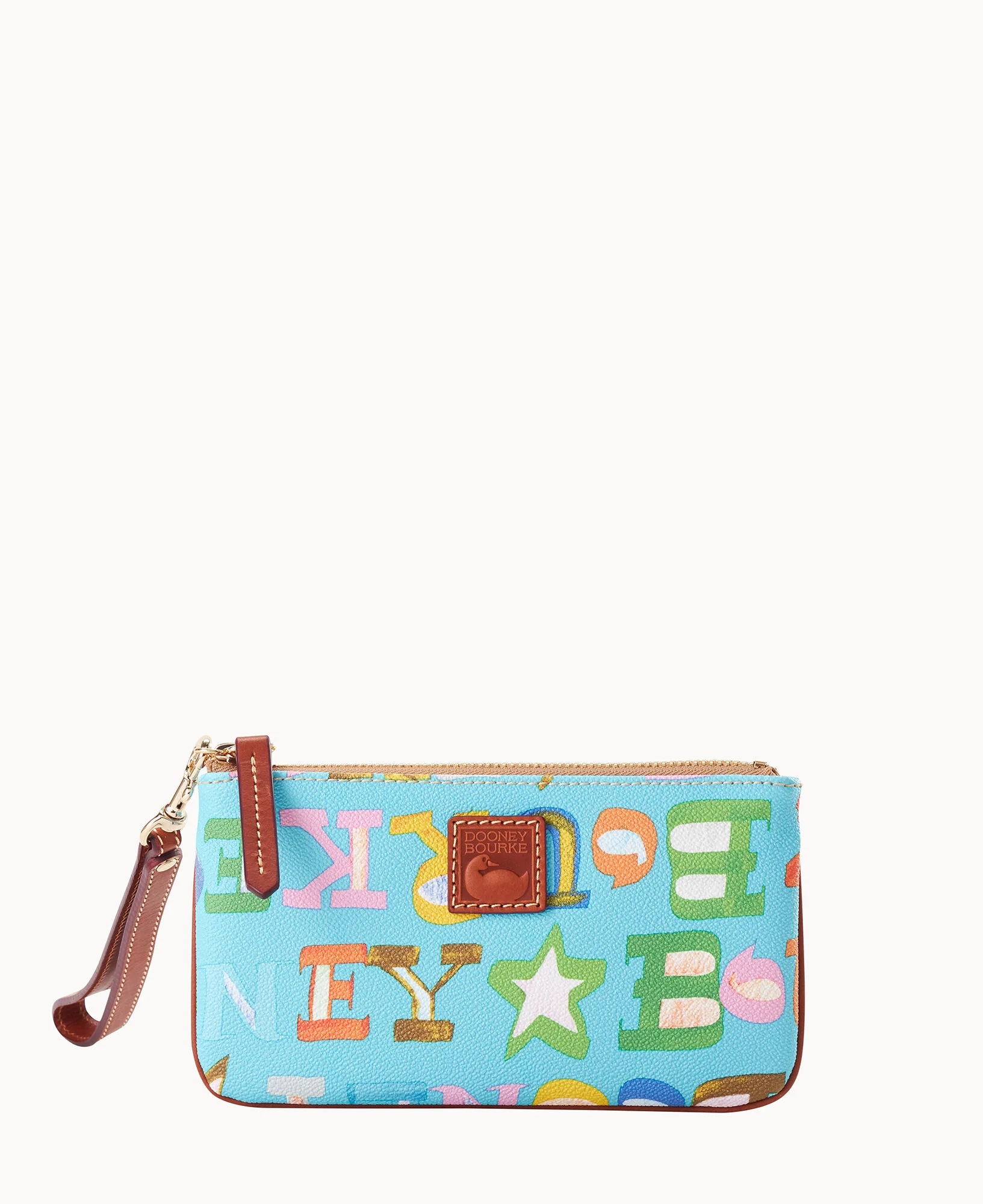 Doodle II Coated Cotton Medium Wristlet - Image 10