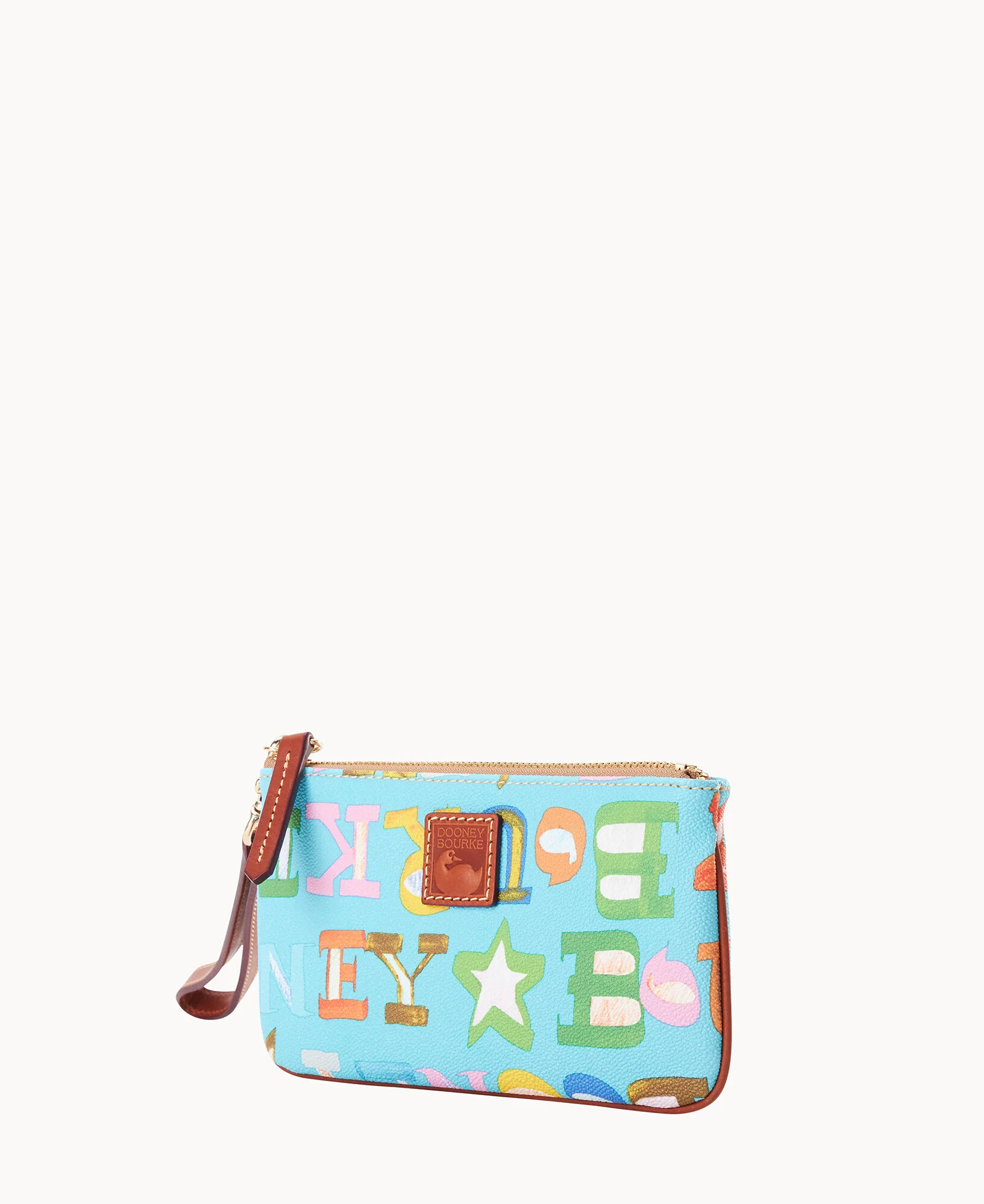 Doodle II Coated Cotton Medium Wristlet - Image 11