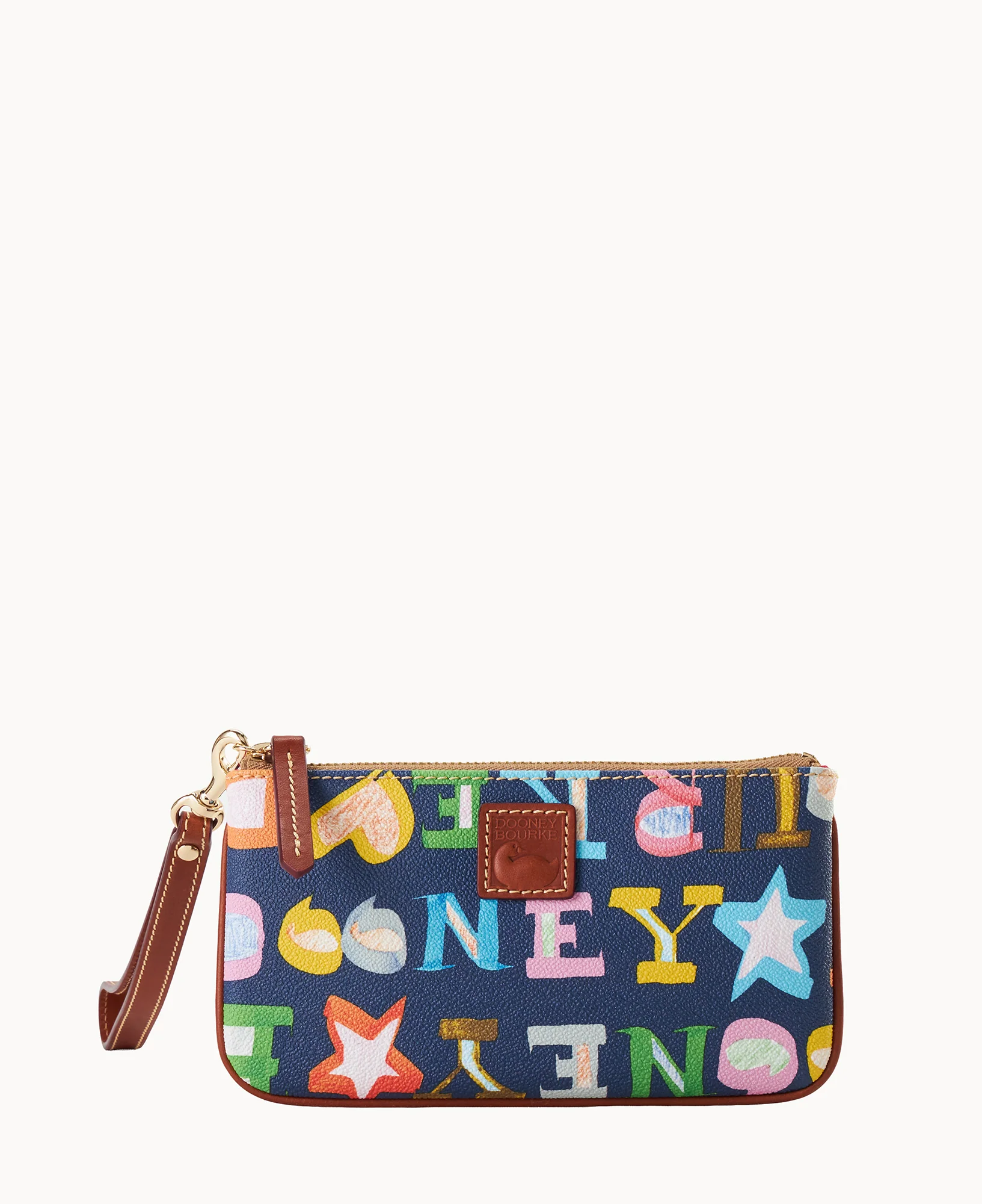 Doodle II Coated Cotton Medium Wristlet - Image 13