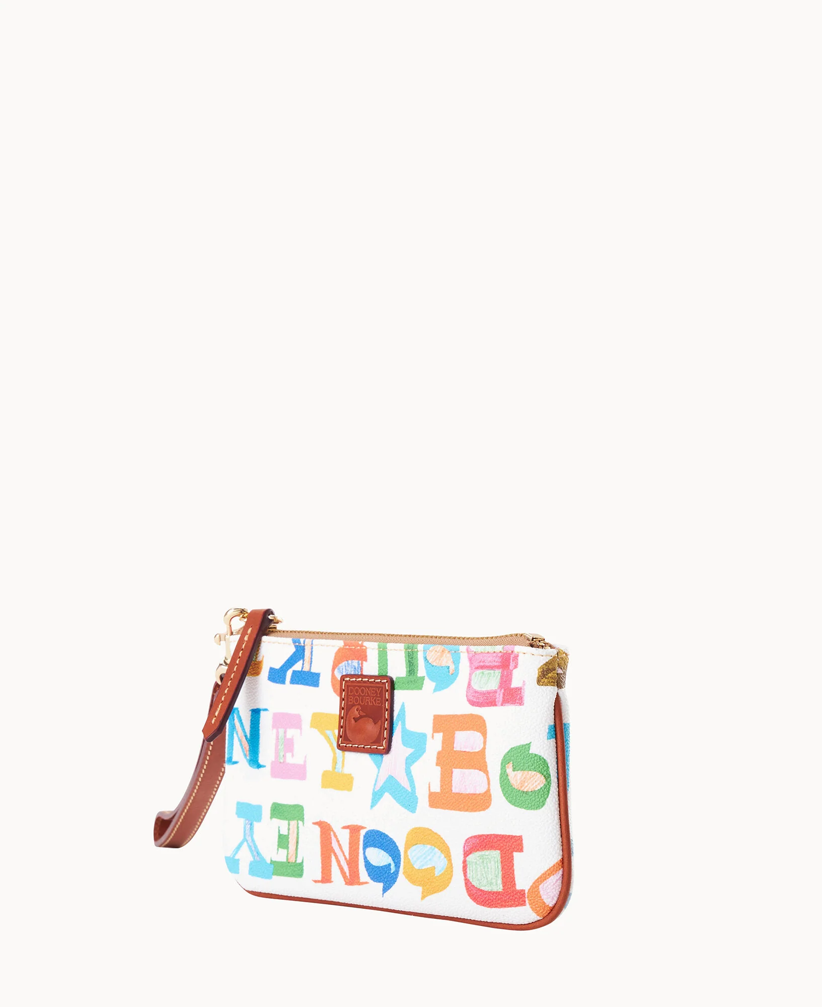 Doodle II Coated Cotton Medium Wristlet - Image 8