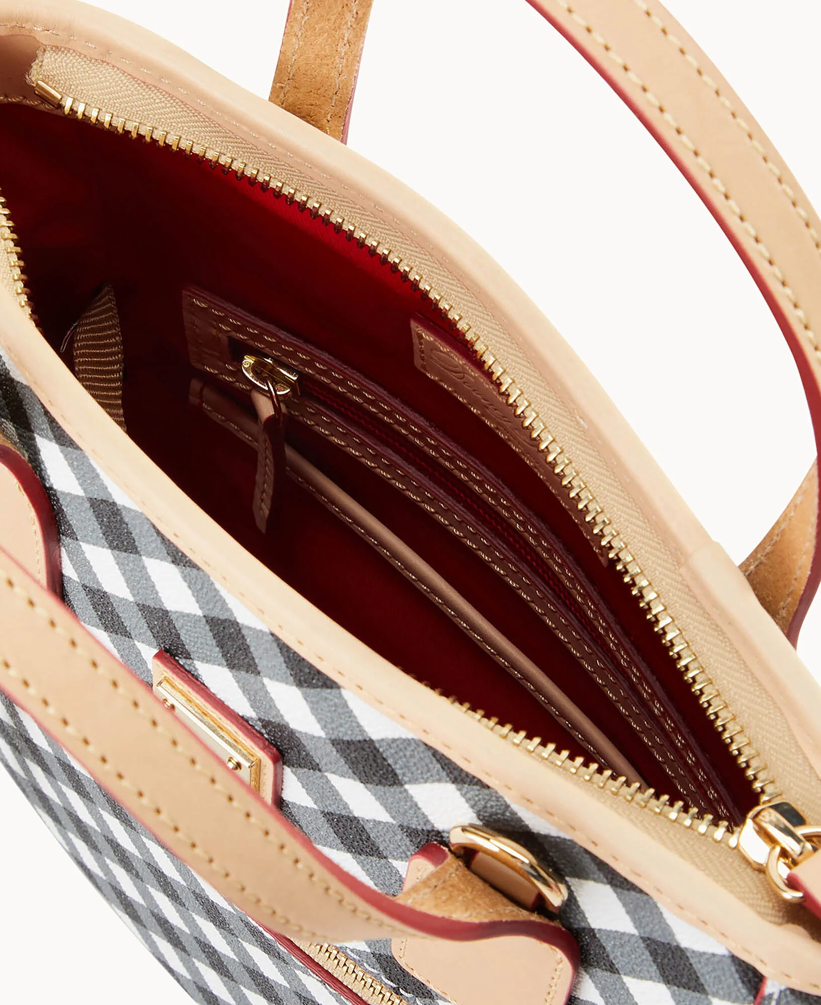 Gingham II Small Handle Tote - Image 5