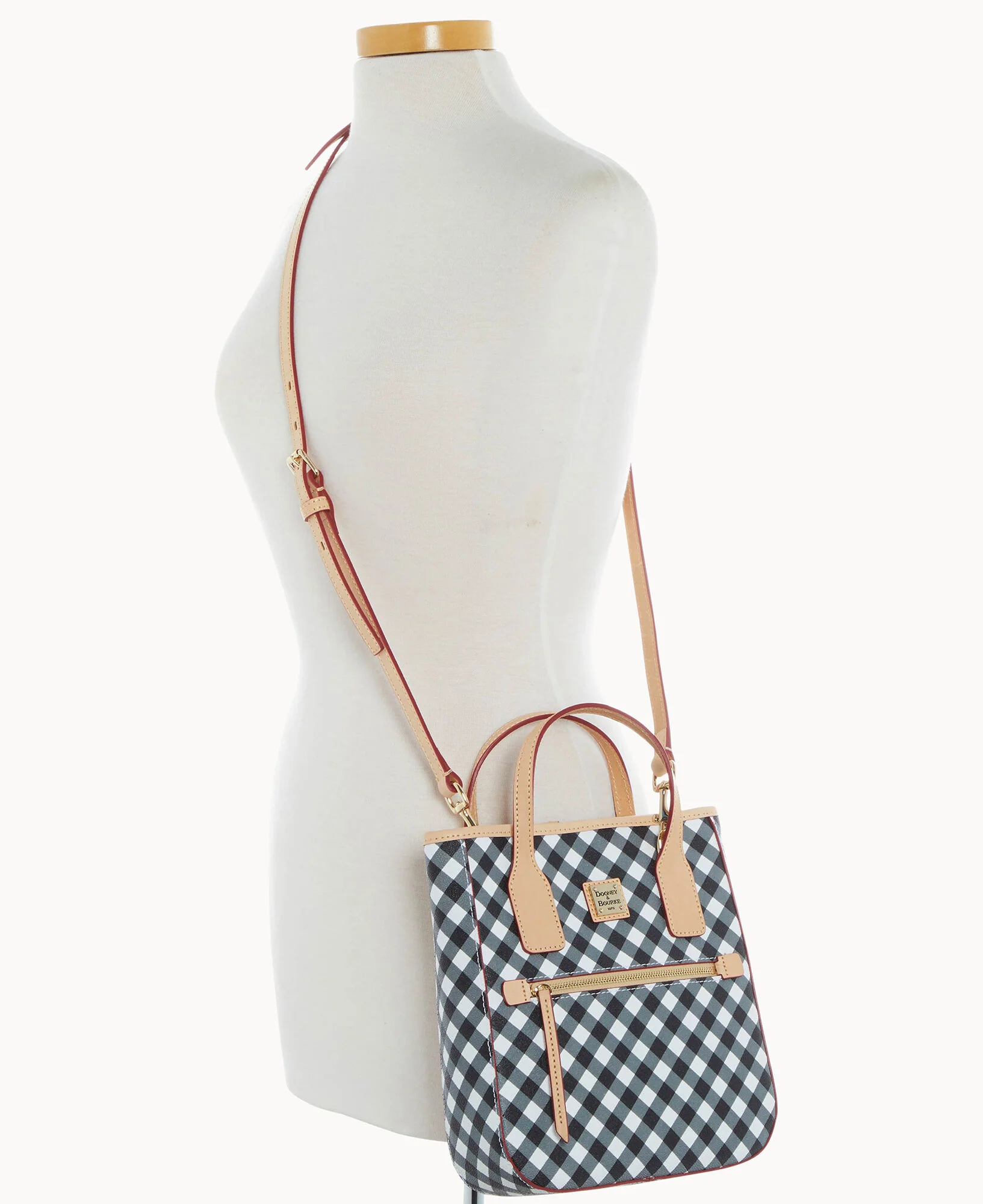 Gingham II Small Handle Tote - Image 6