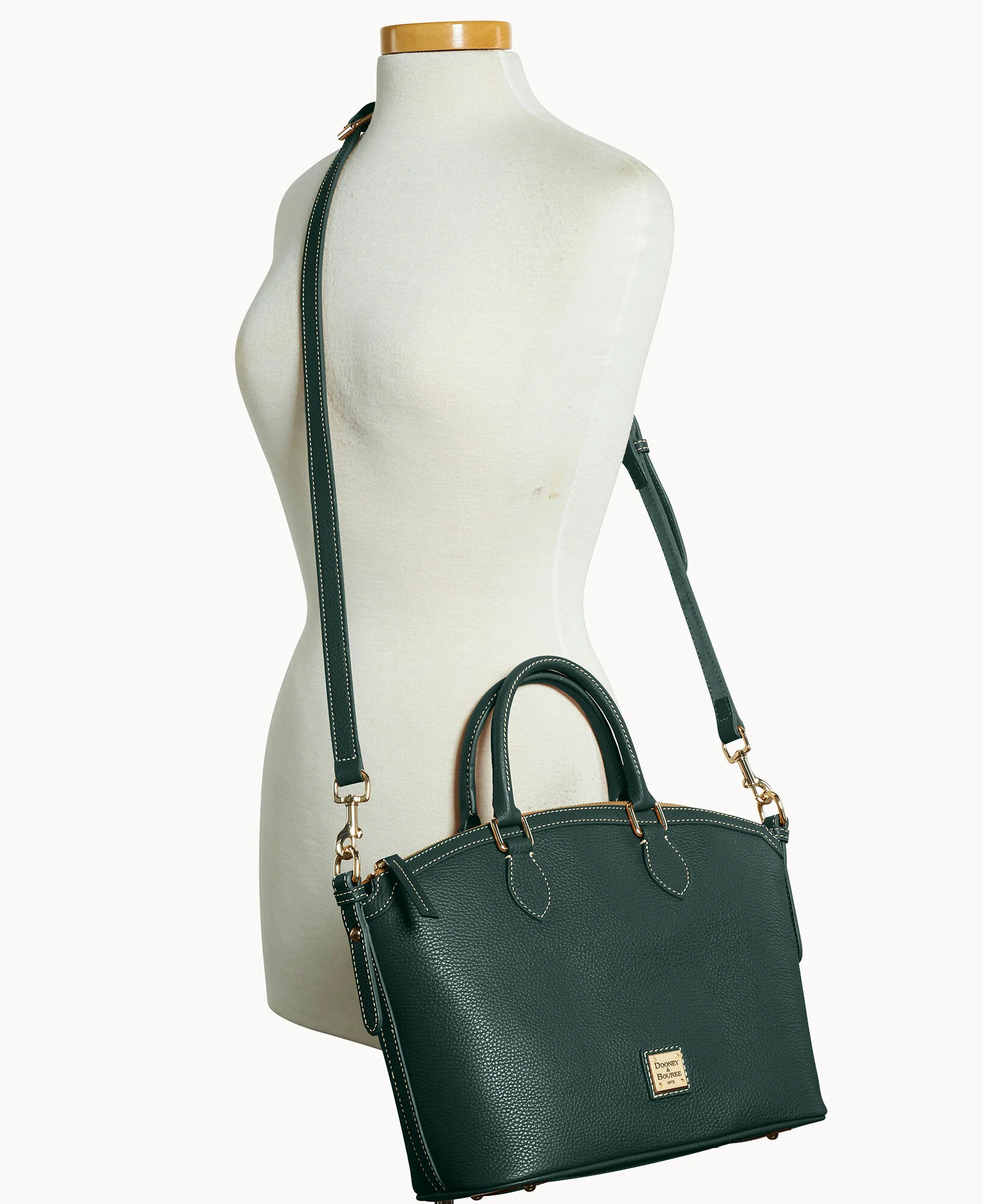 Lucca Leather Domed Satchel - Image 21