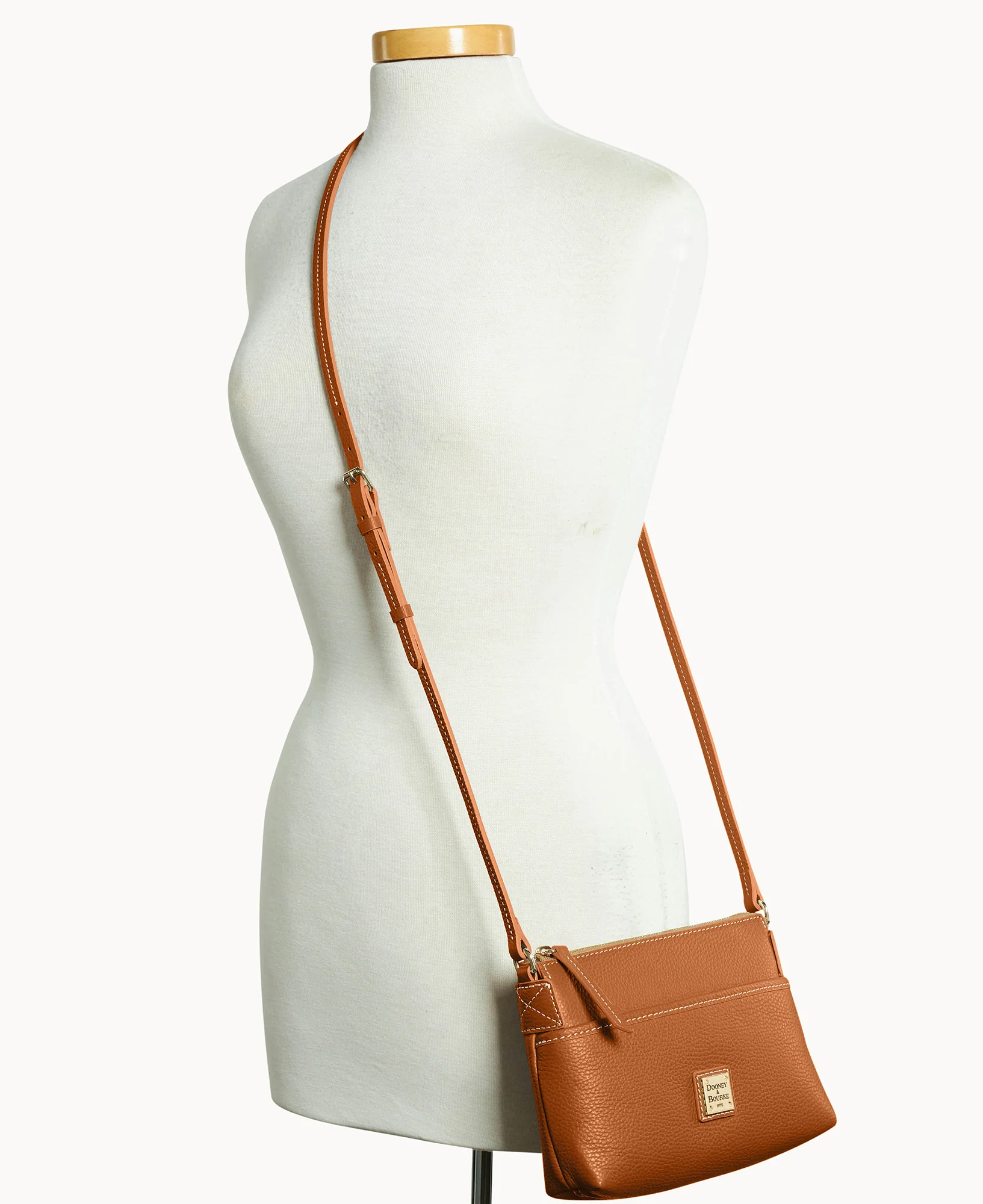 Lucca Leather Ginger Crossbody - Image 23