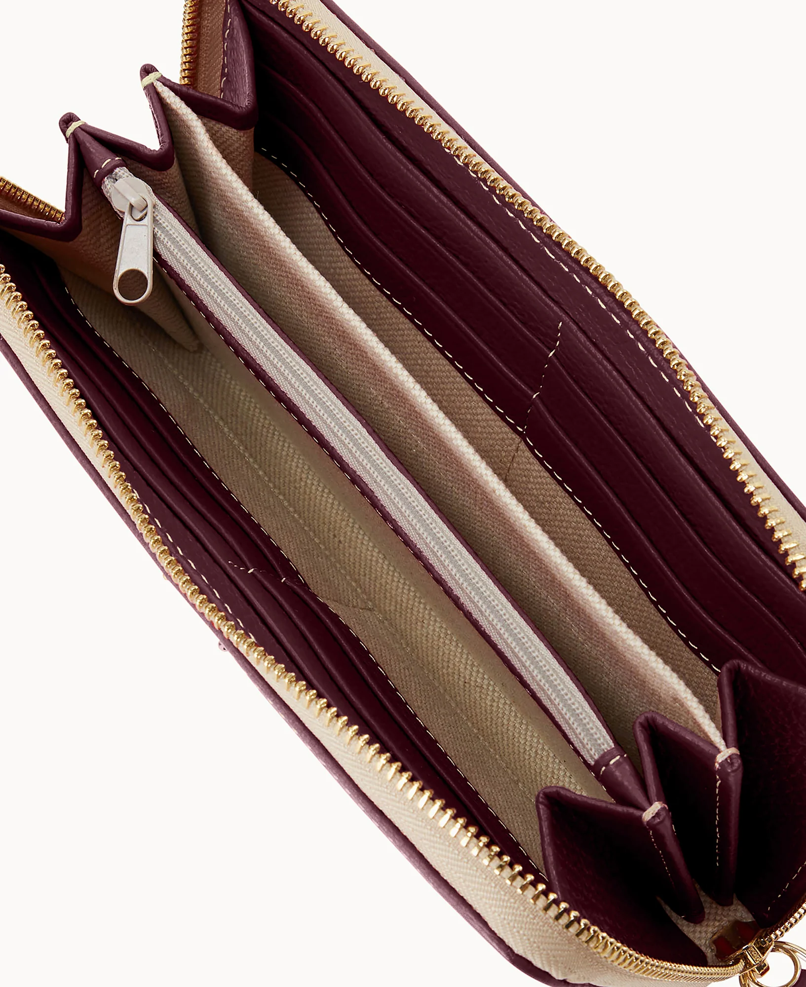 Lucca Leather Large Zip Around Wristlet - Image 36