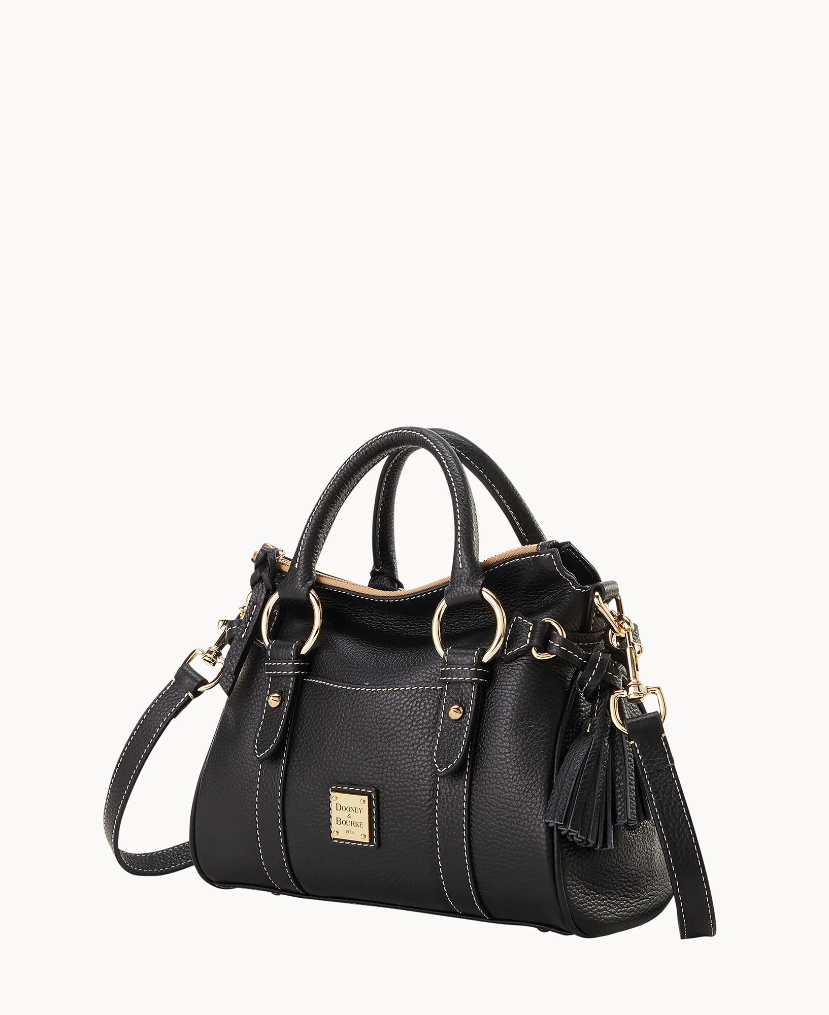 Lucca Leather Satchel With Pocket - Image 2