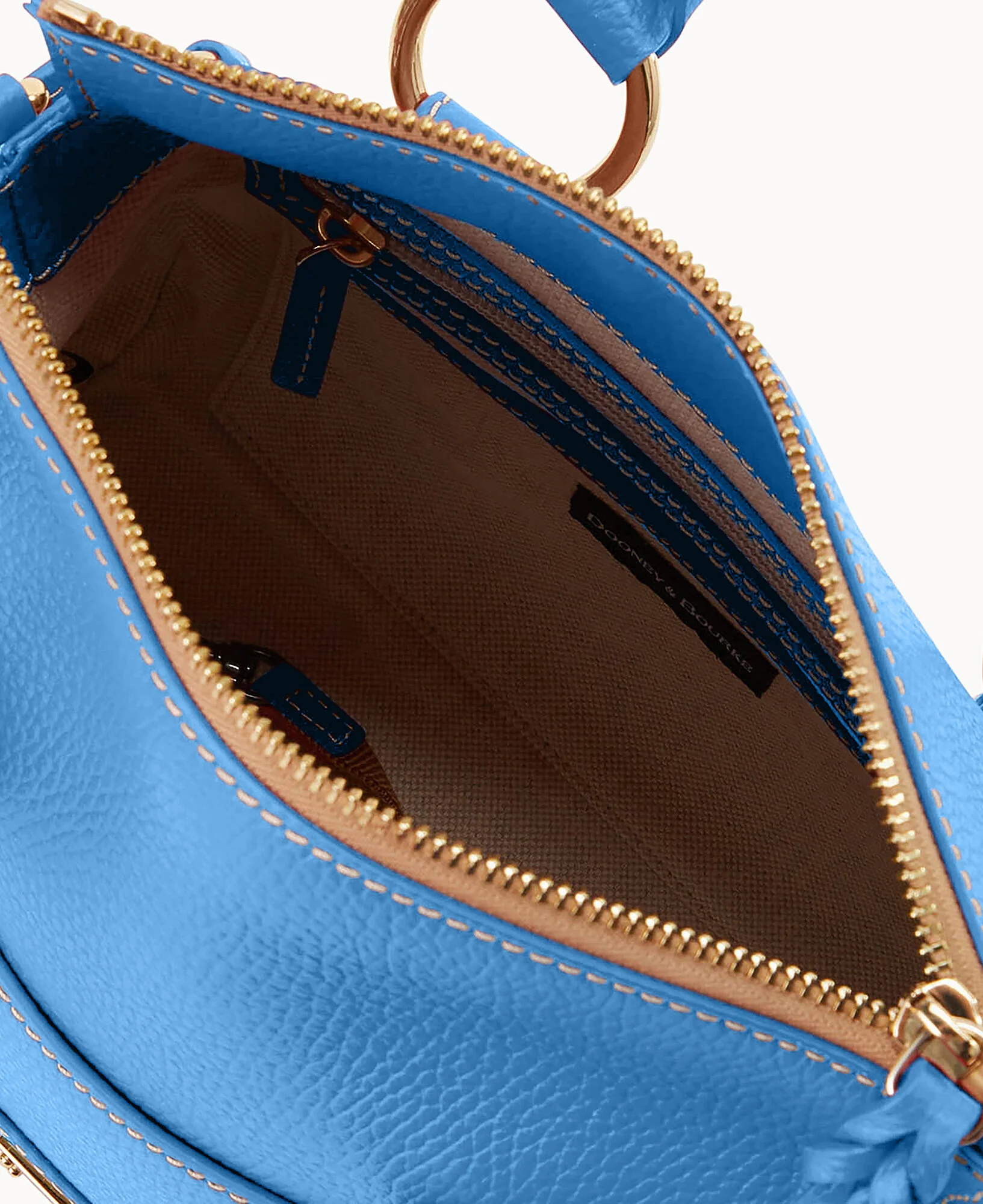 Lucca Leather Satchel With Pocket - Image 47