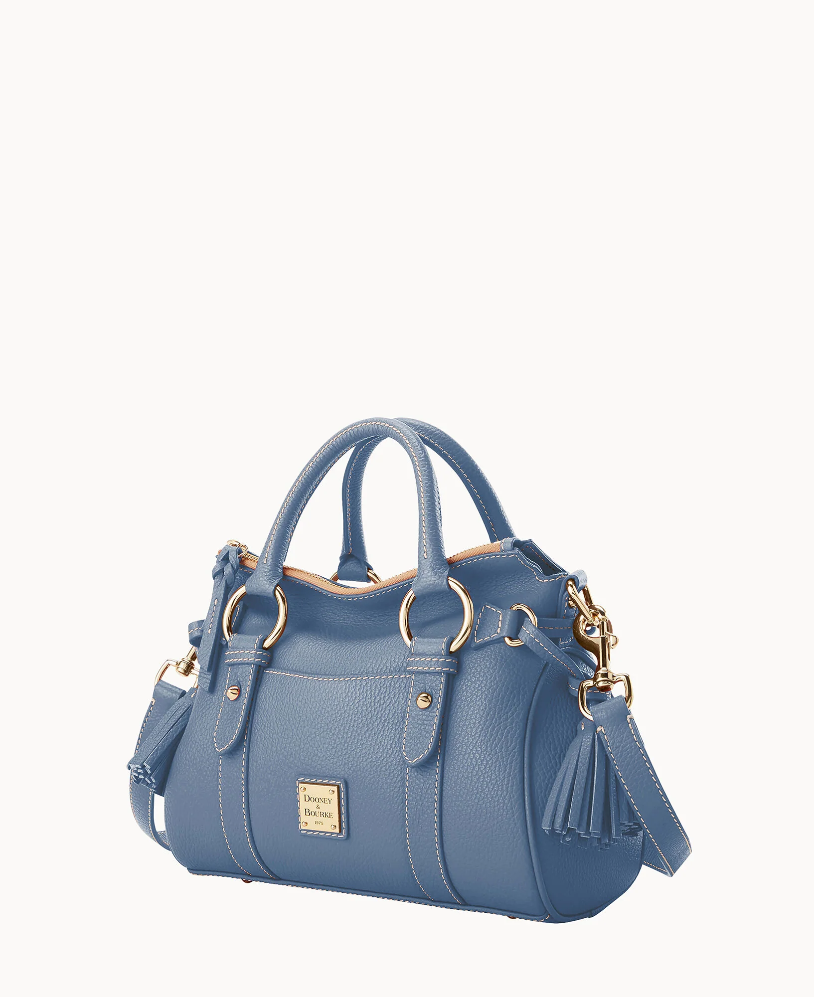 Lucca Leather Satchel With Pocket - Image 54