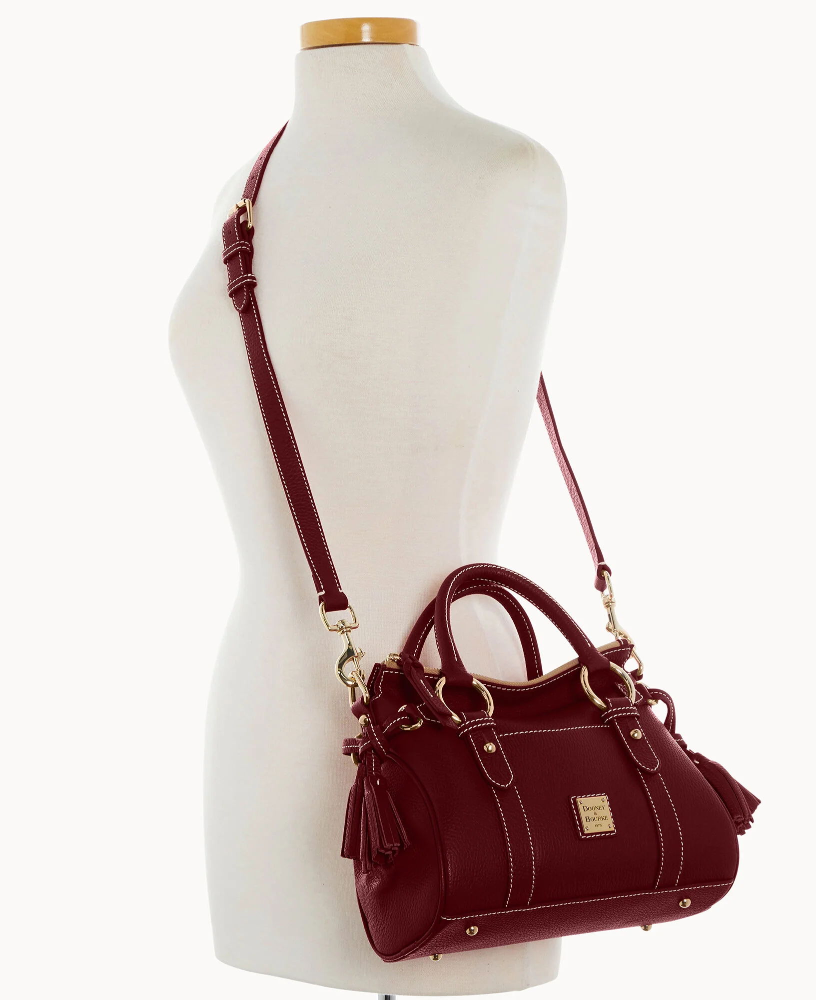 Lucca Leather Satchel With Pocket - Image 61