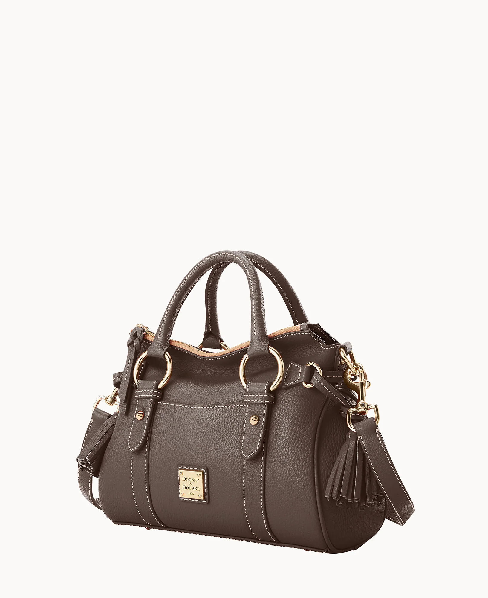 Lucca Leather Satchel With Pocket - Image 71