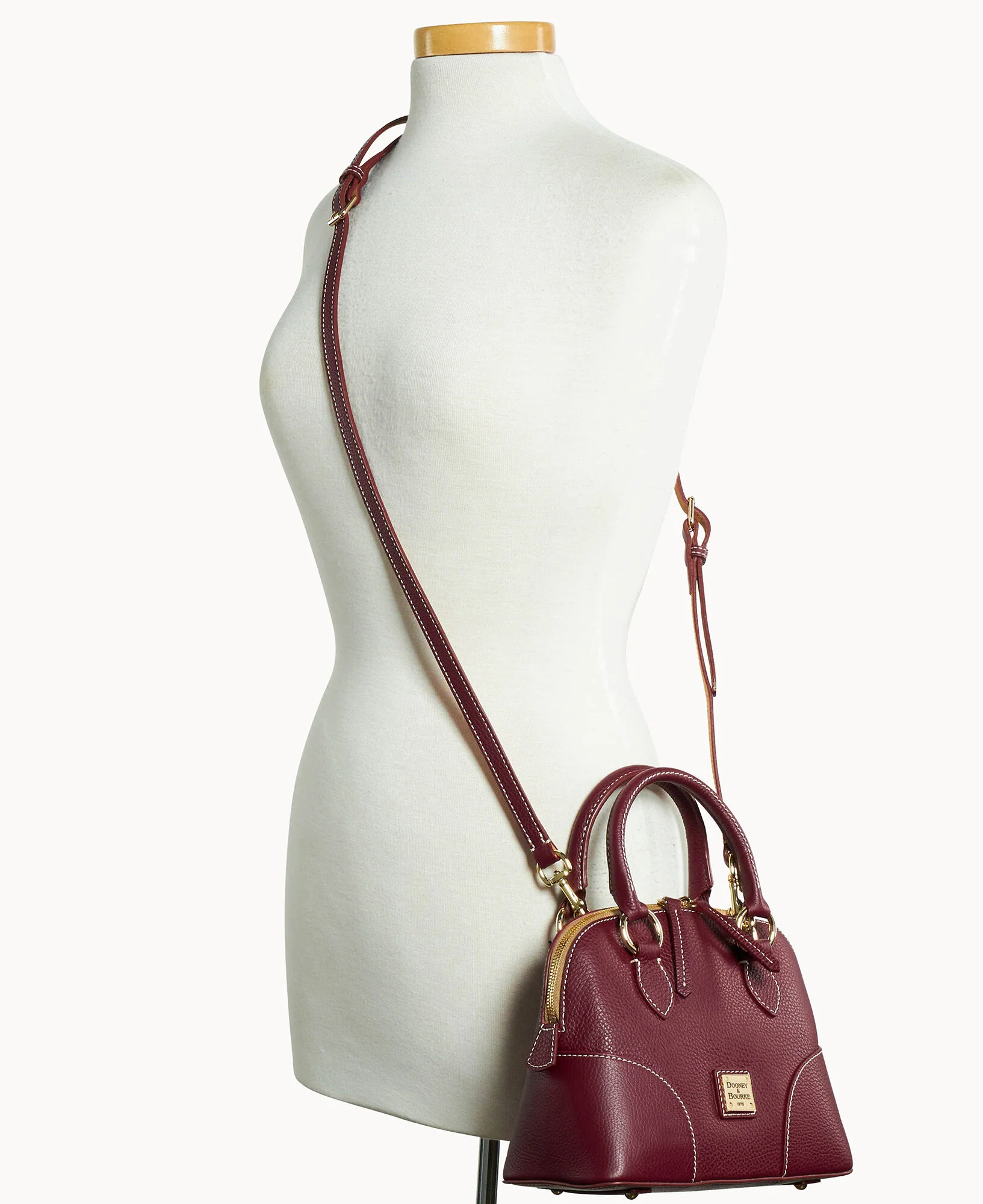 Lucca Leather Small Satchel - Image 11