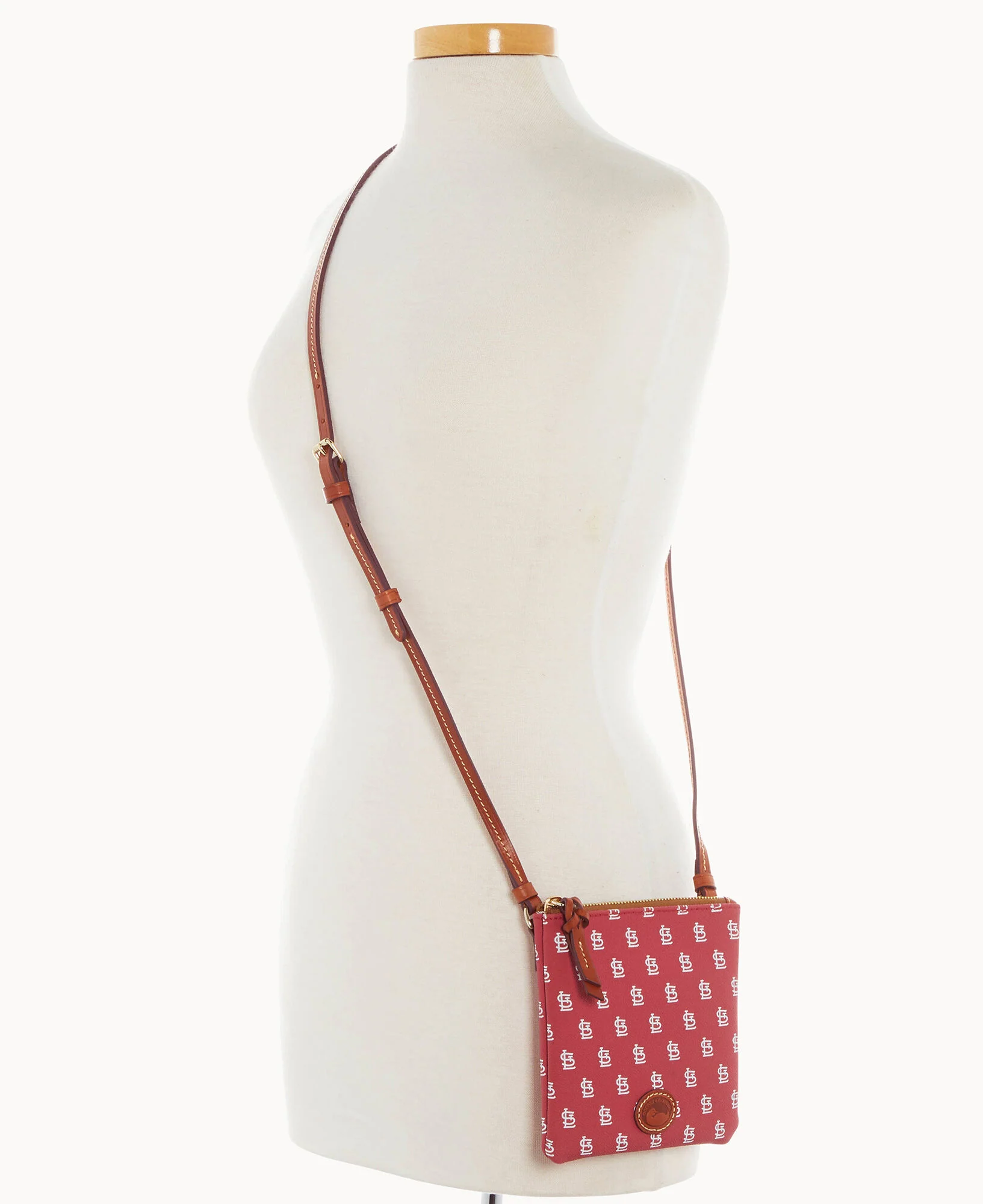 MLB Cardinals Small North South Top Zip Crossbody - Image 4