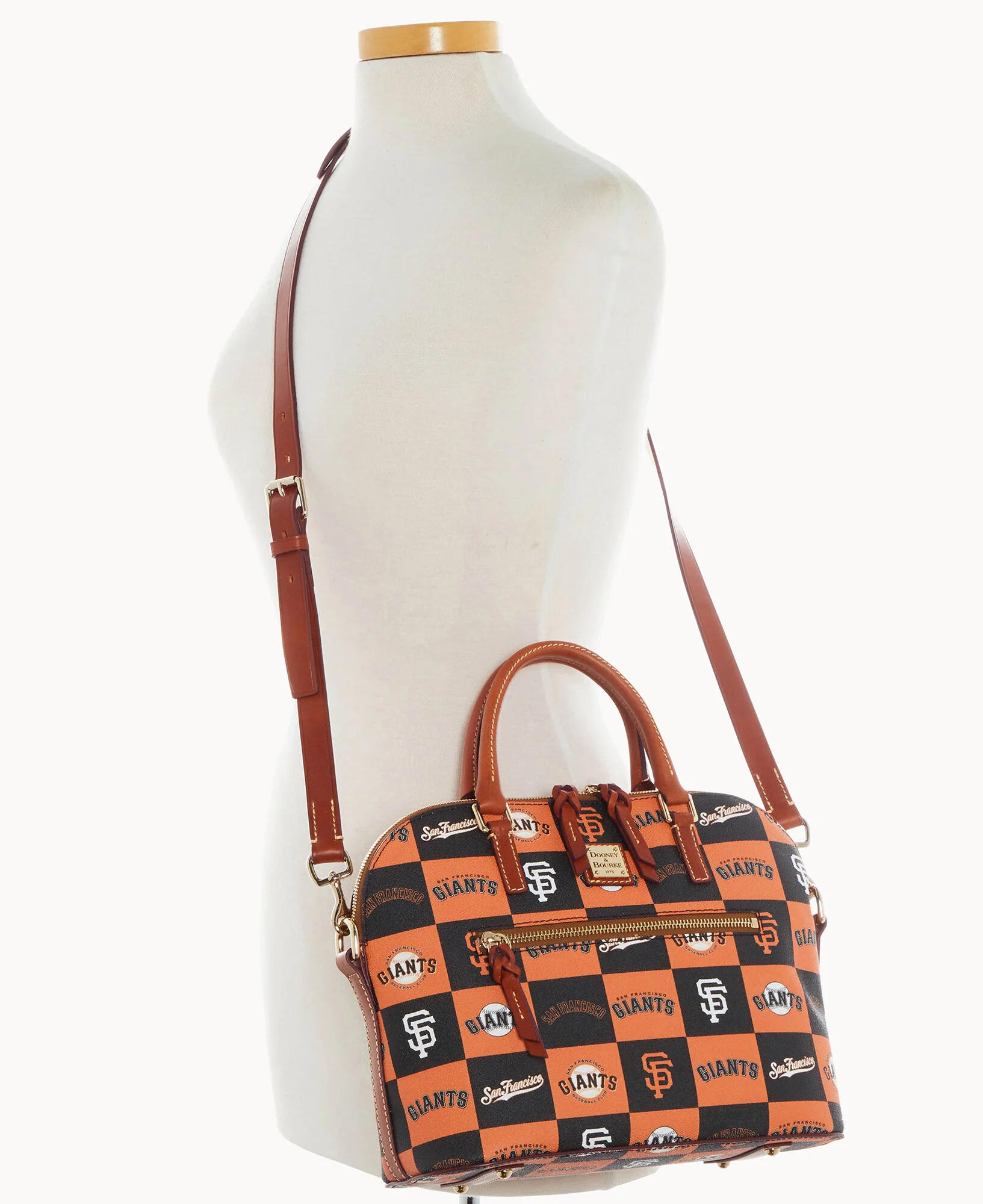 MLB Giants Domed Zip Satchel - Image 3