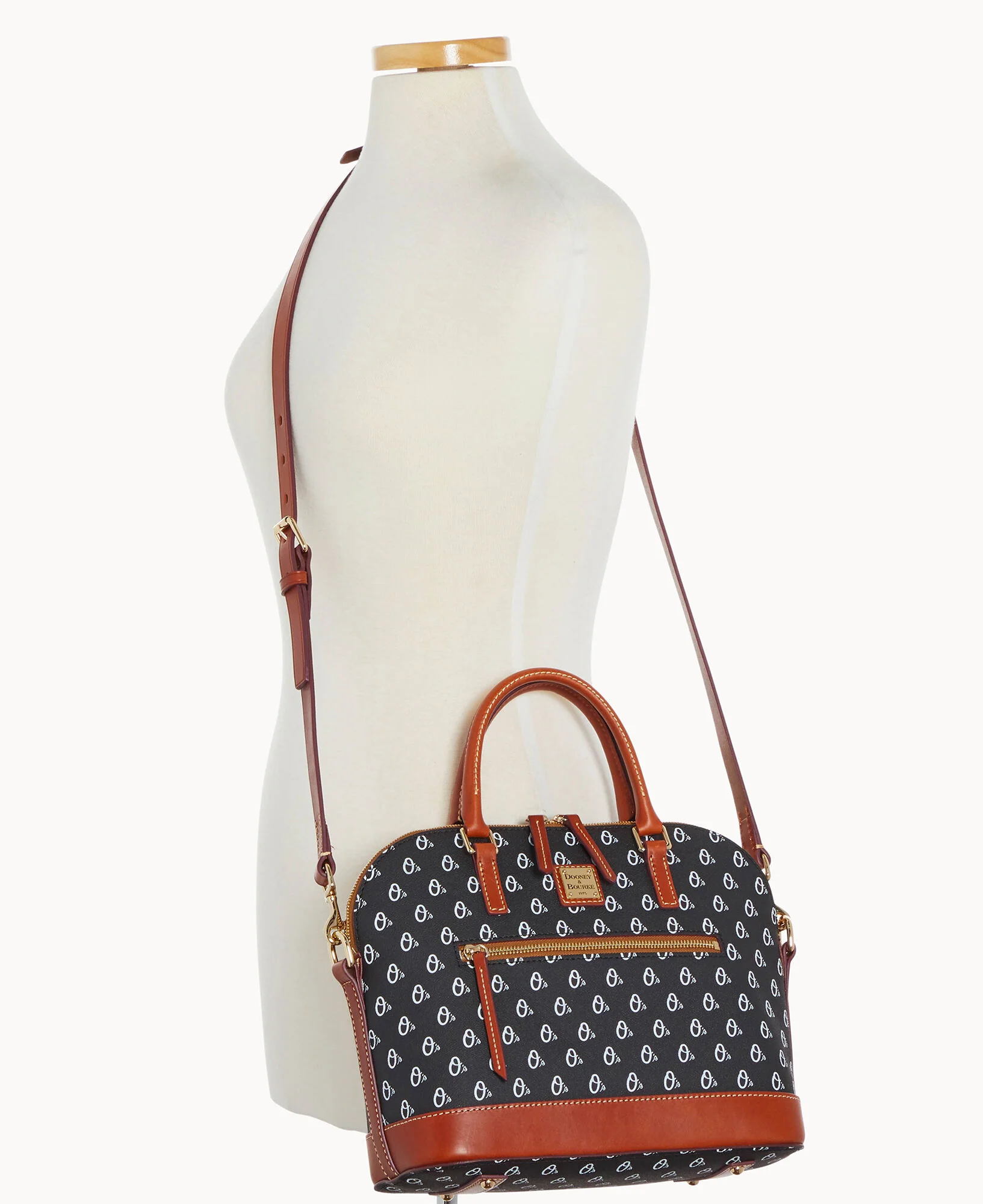 MLB Orioles Domed Zip Satchel - Image 4