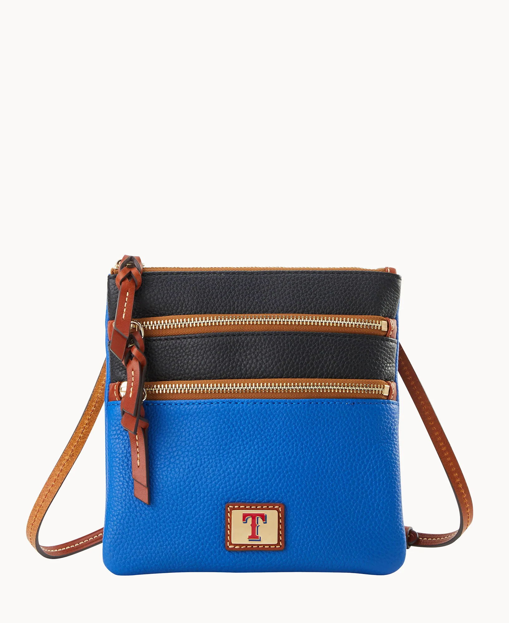 MLB Rangers Triple Zip Crossbody