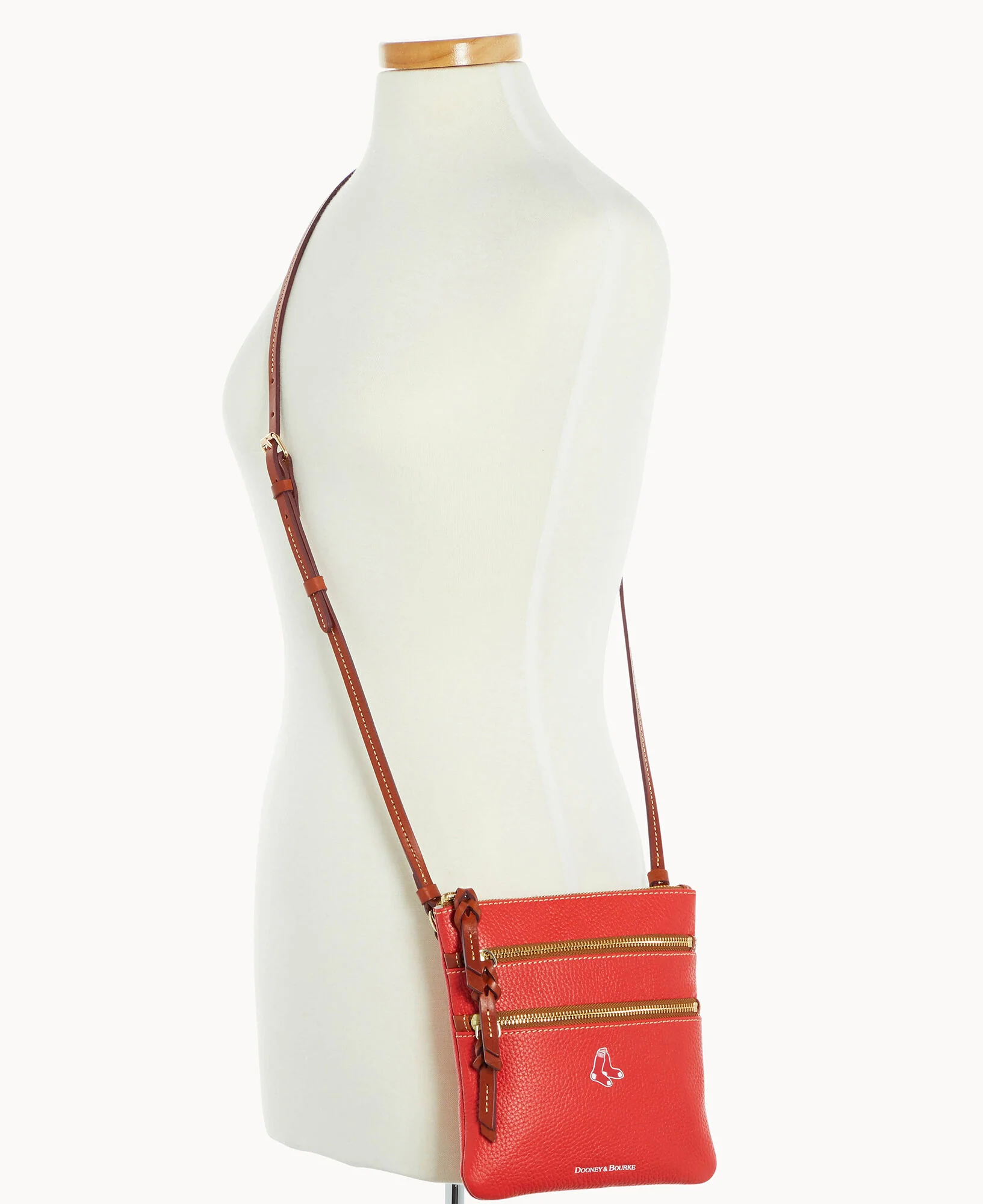 MLB Red Sox North South Triple Zip Crossbody - Image 4