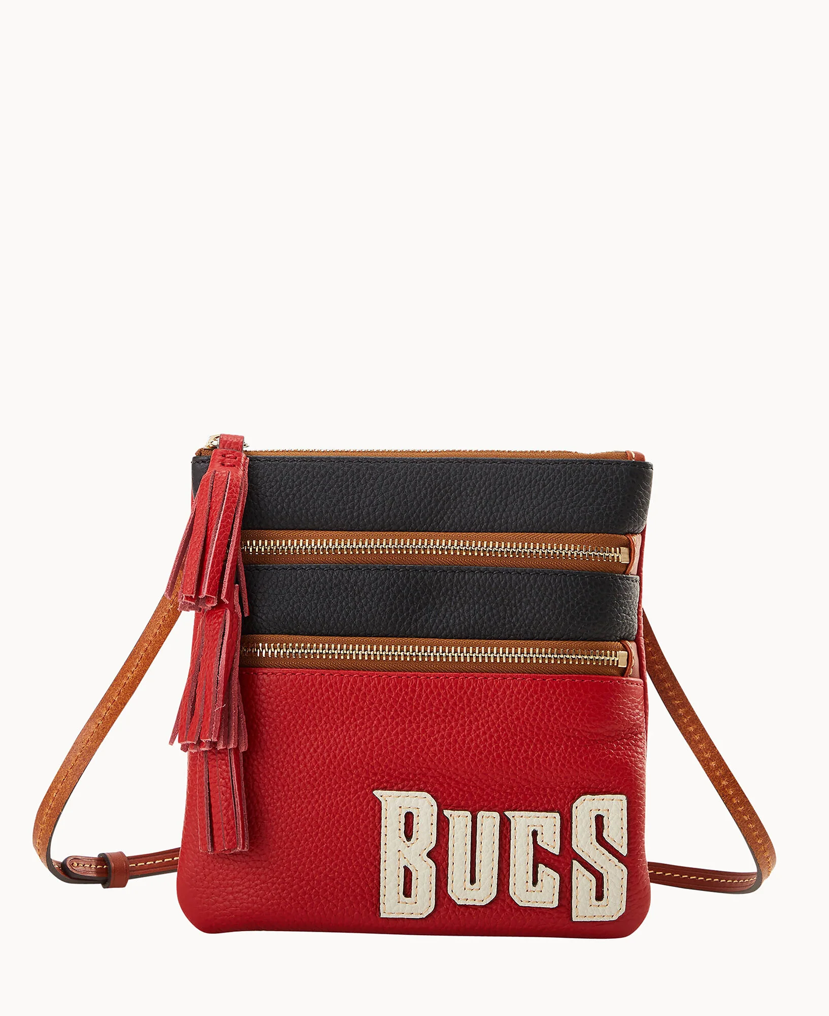 NFL Buccaneers Triple Zip Crossbody