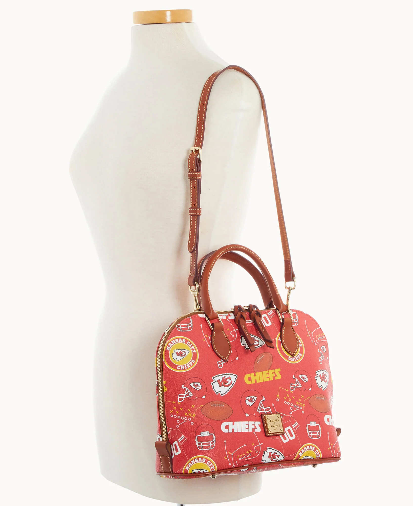 NFL Chiefs Zip Zip Satchel - Image 4