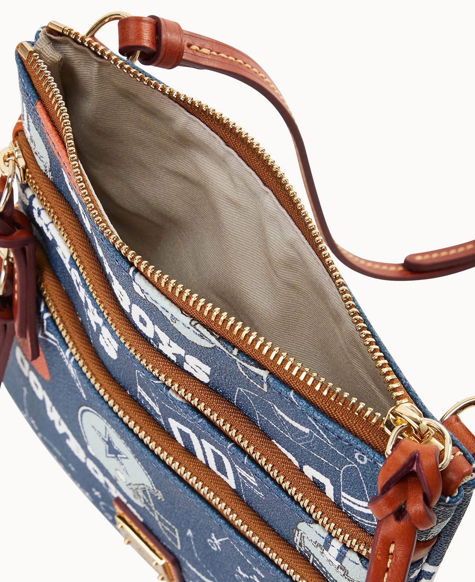 NFL Cowboys Triple Zip Crossbody - Image 3