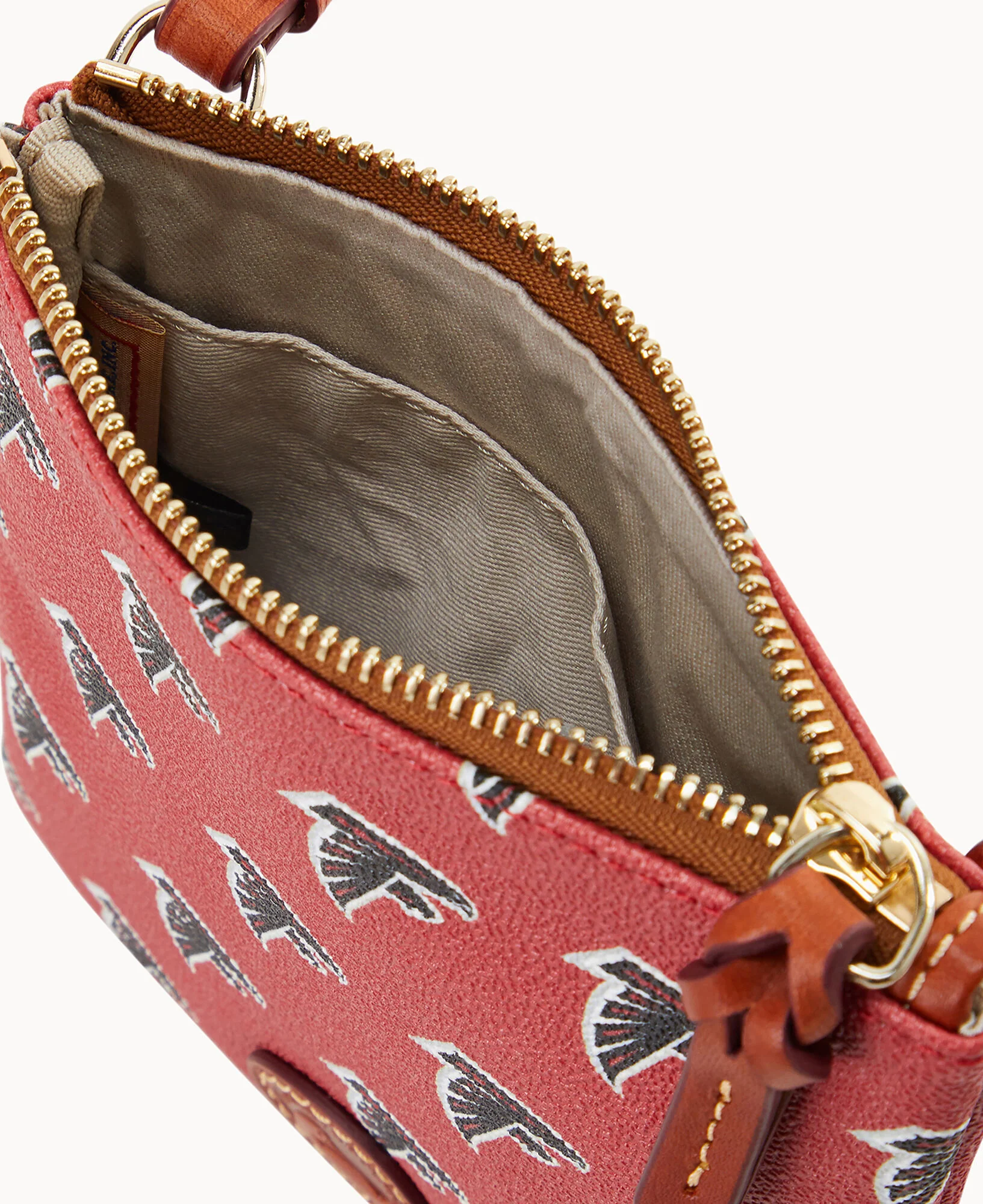 NFL Falcons Small North South Top Zip Crossbody - Image 3