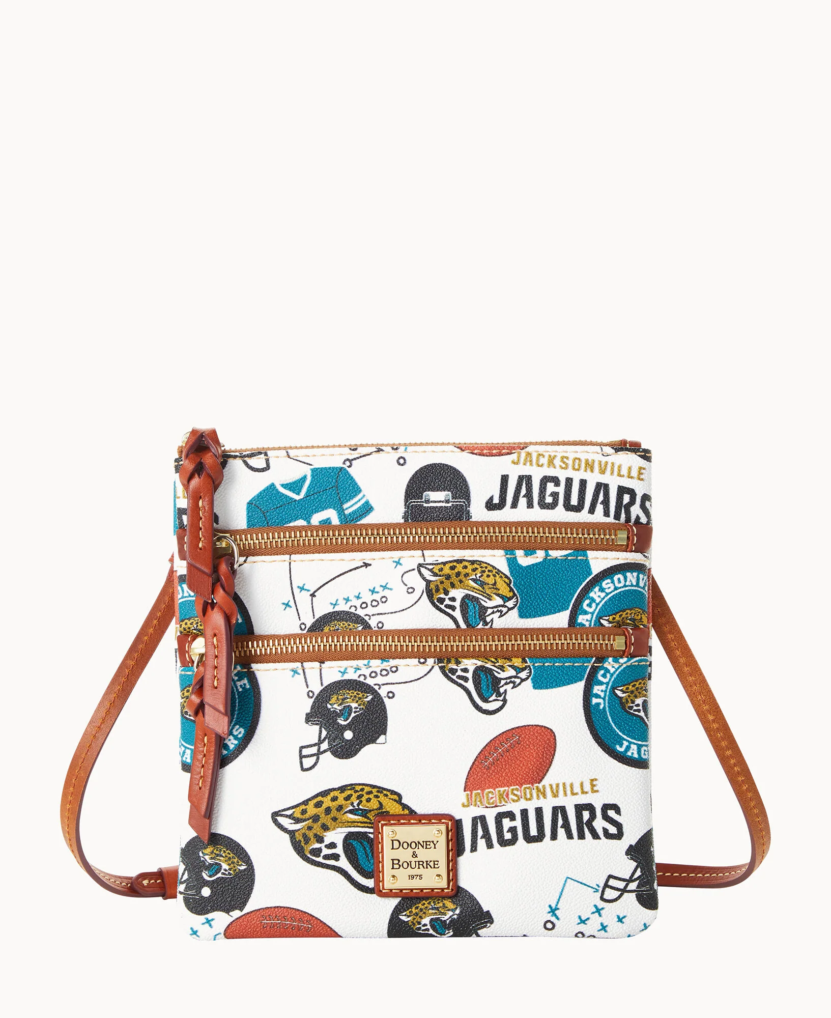 NFL Jaguars Triple Zip Crossbody