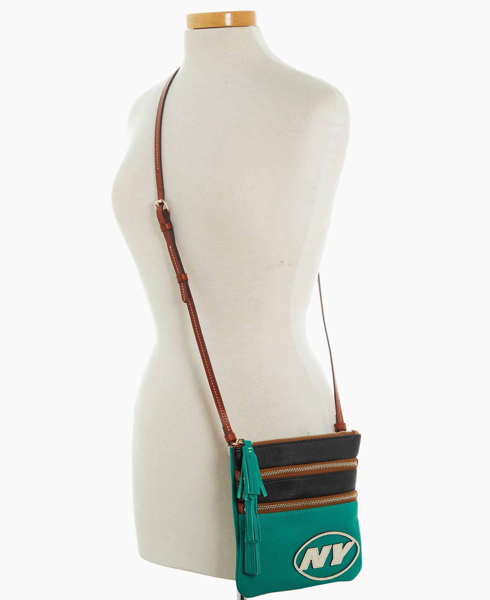 NFL Jets Triple Zip Crossbody - Image 4