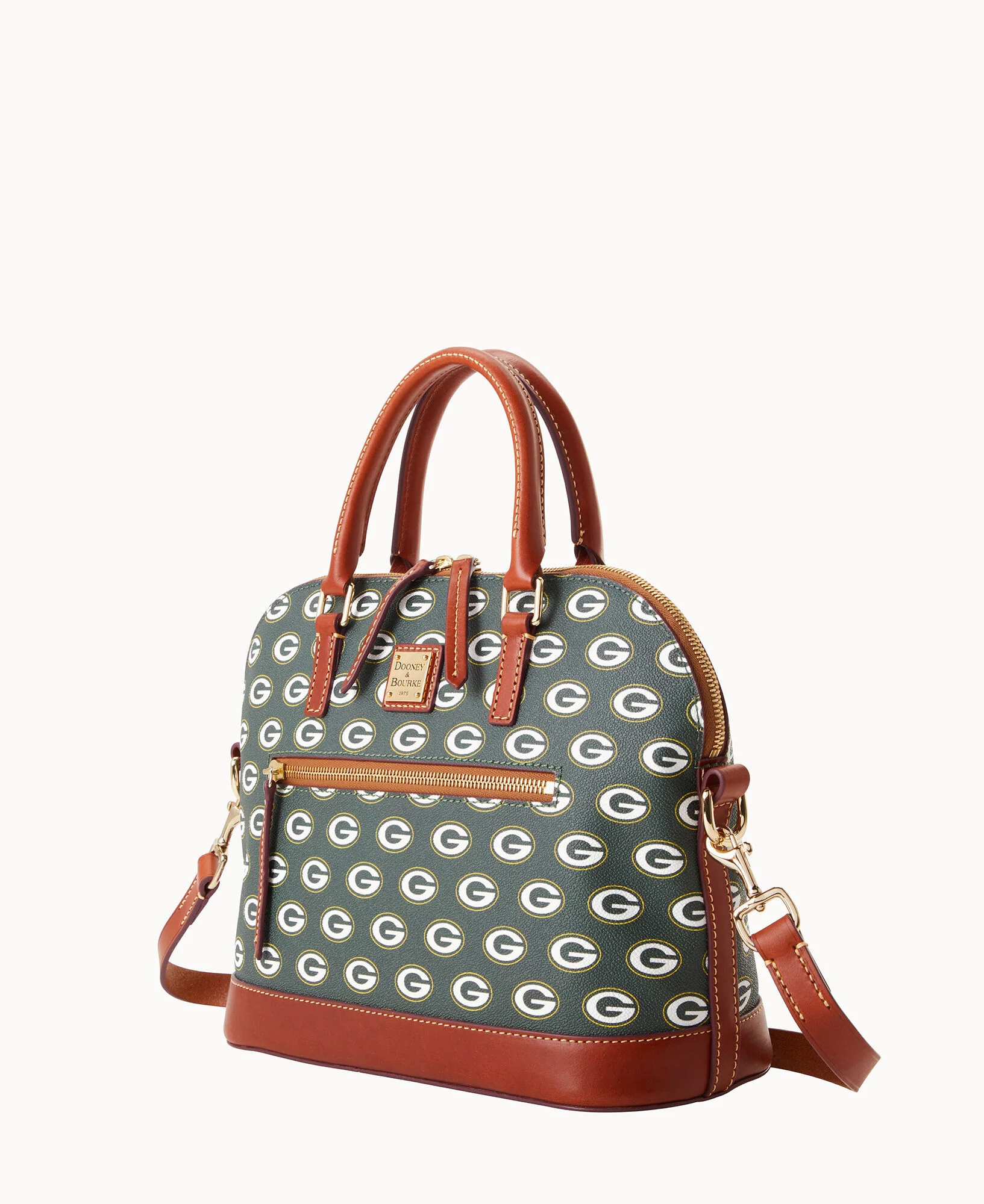 NFL Packers Domed Zip Satchel - Image 2