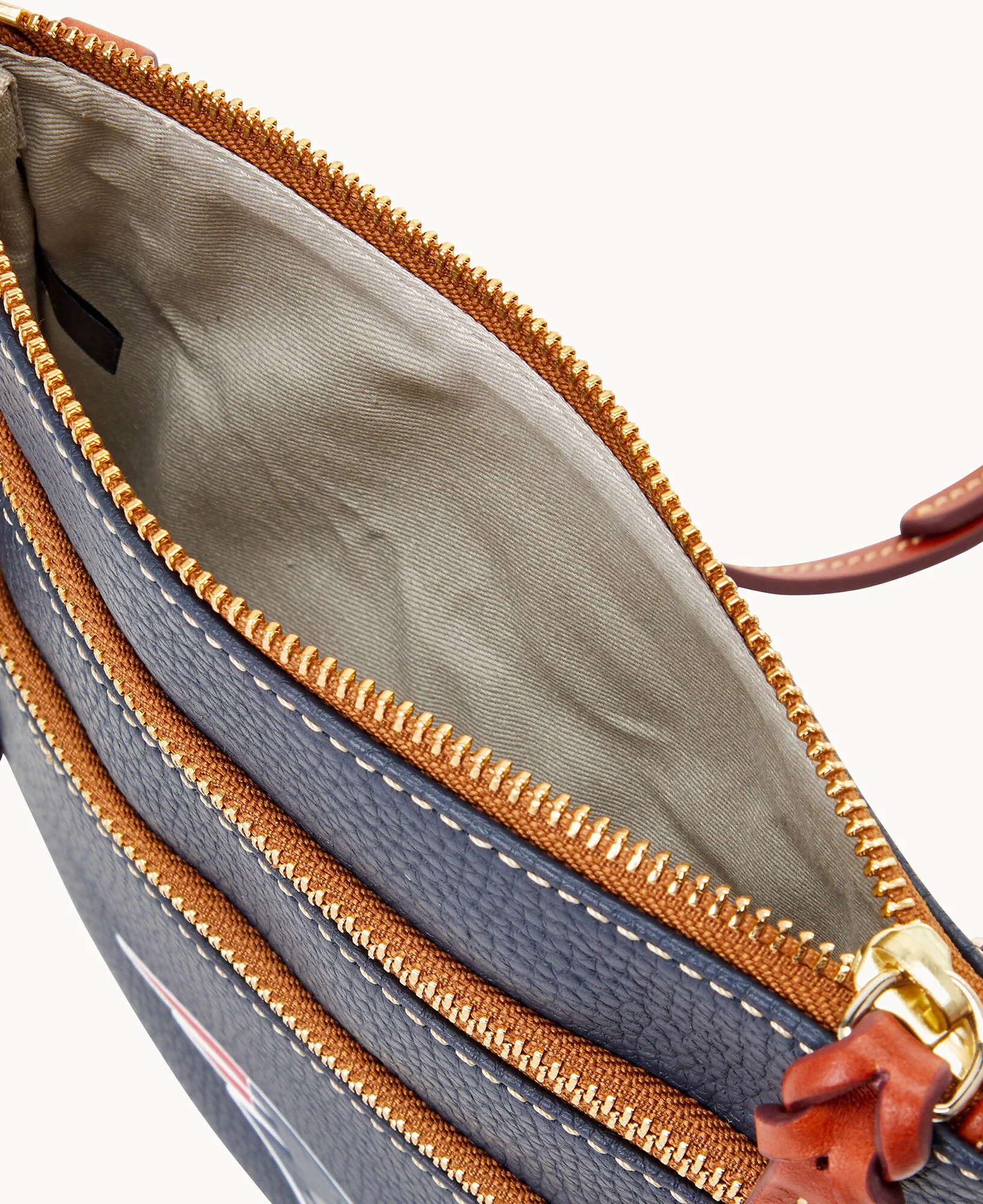 NFL Patriots Triple Zip Crossbody - Image 3
