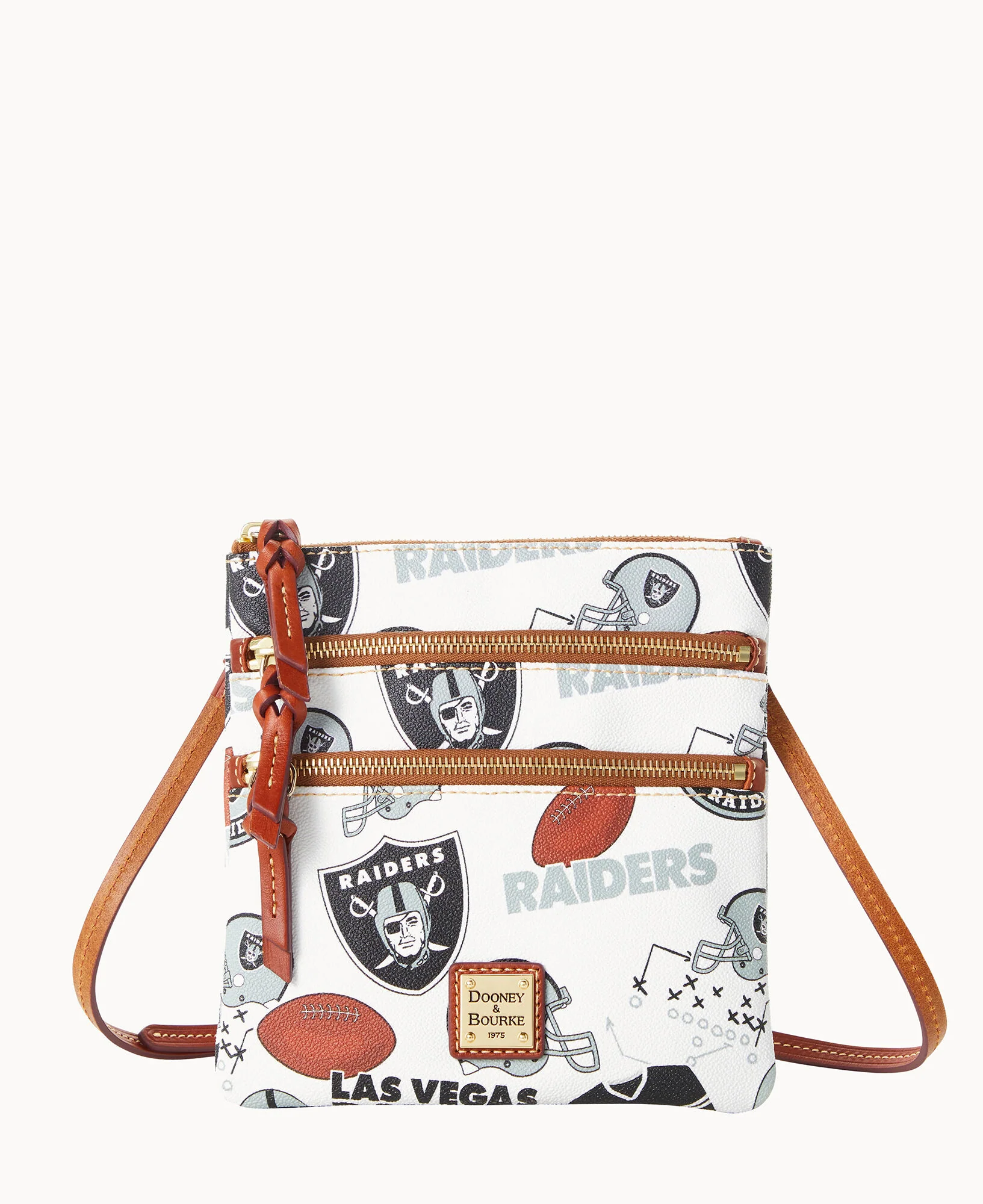 NFL Raiders Triple Zip Crossbody - Image 4