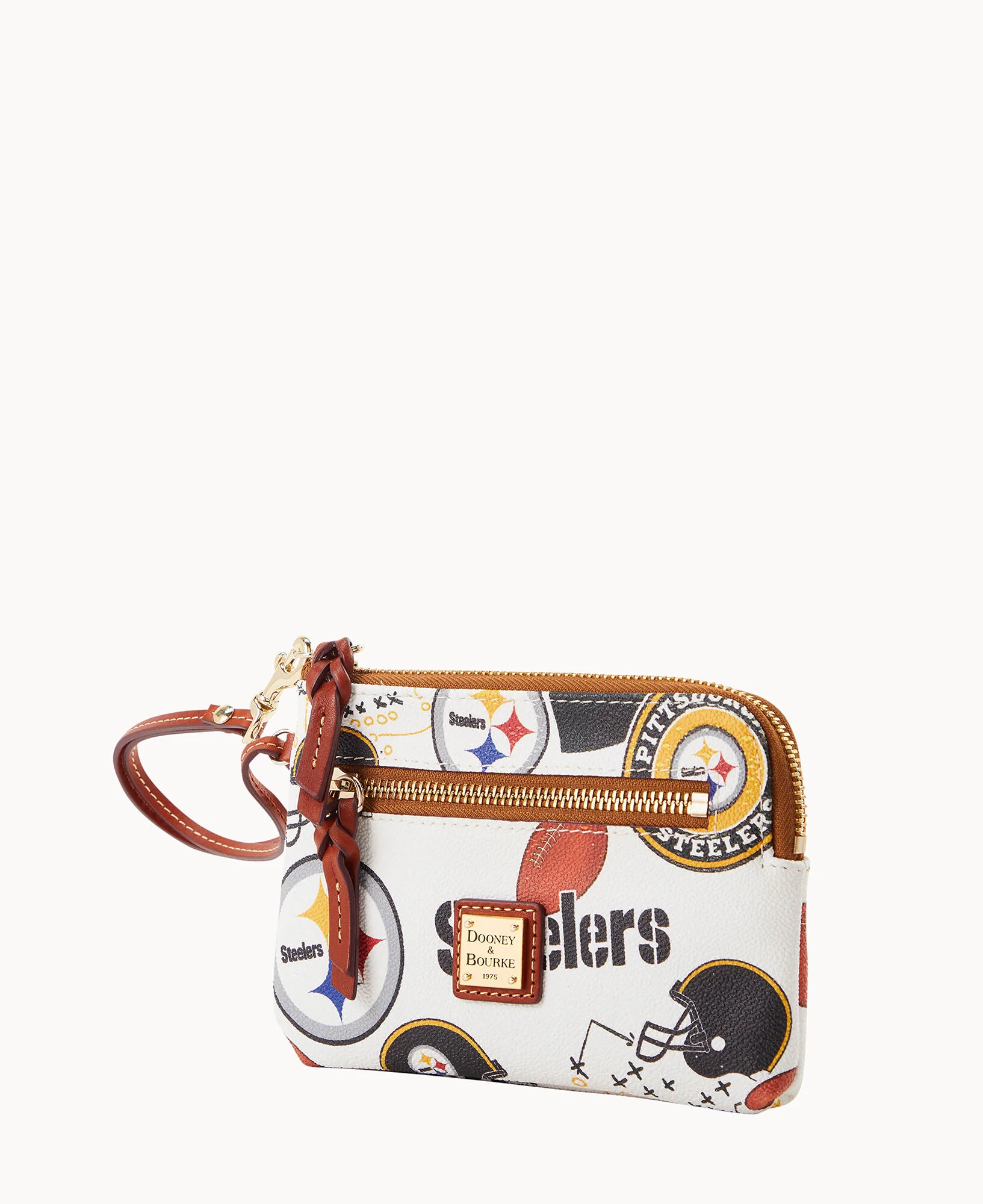 NFL Steelers Zip Around Wristlet - Image 2