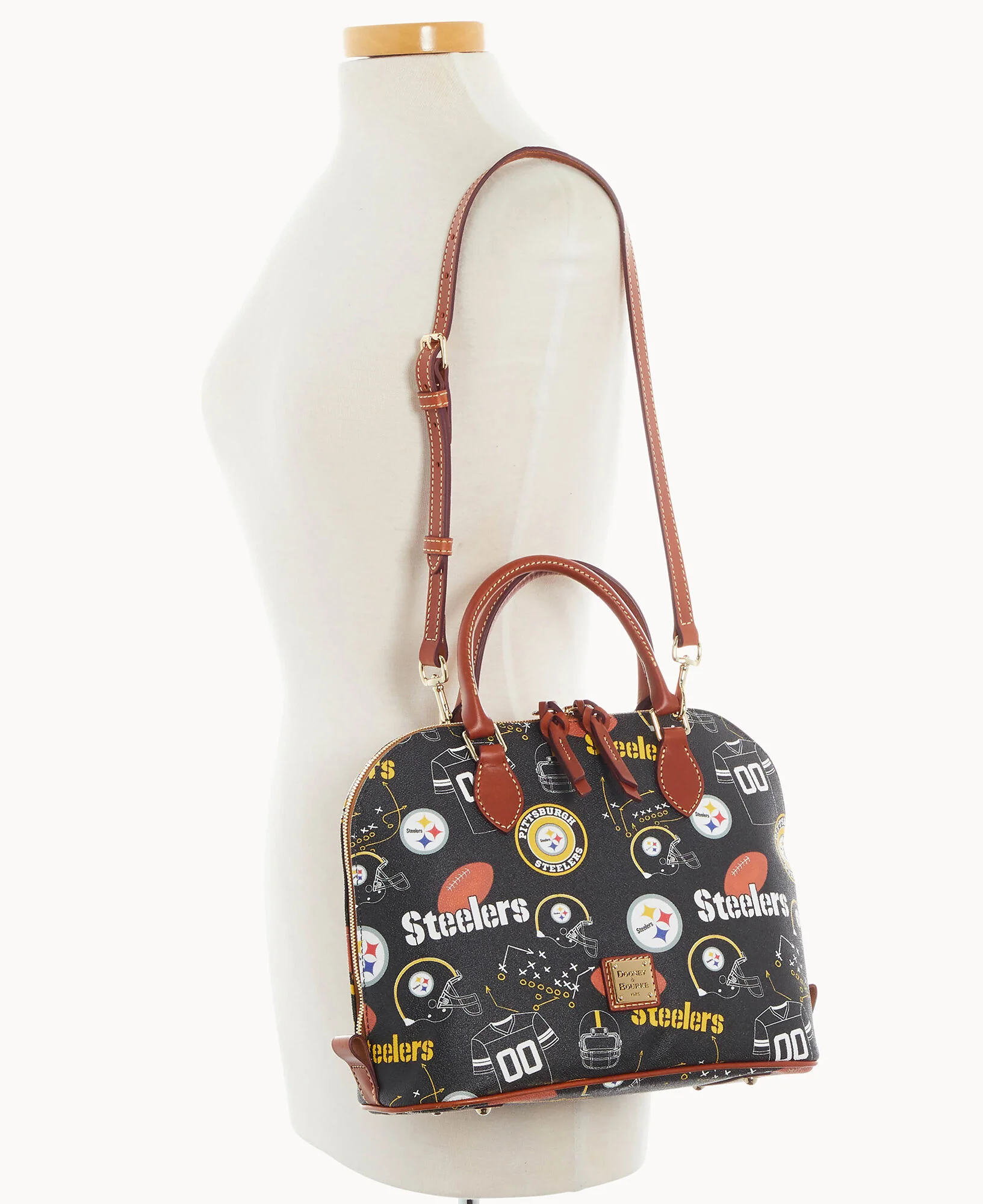 NFL Steelers Zip Zip Satchel - Image 4