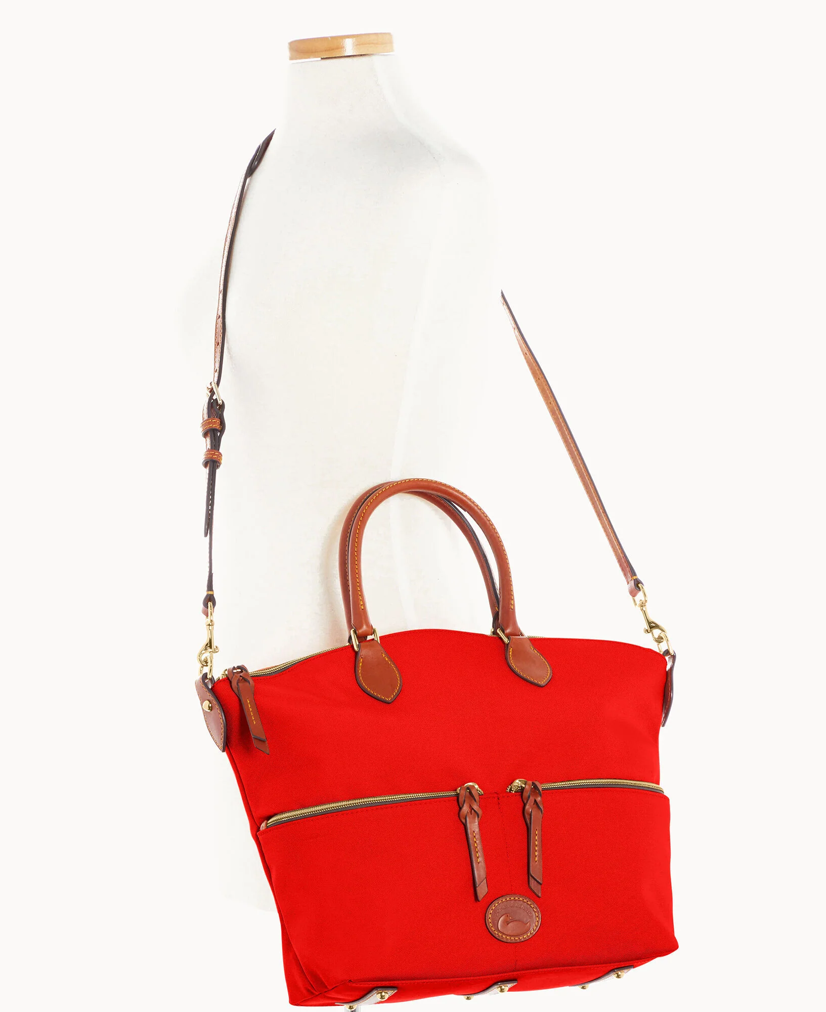 Nylon Large Pocket Satchel - Image 15