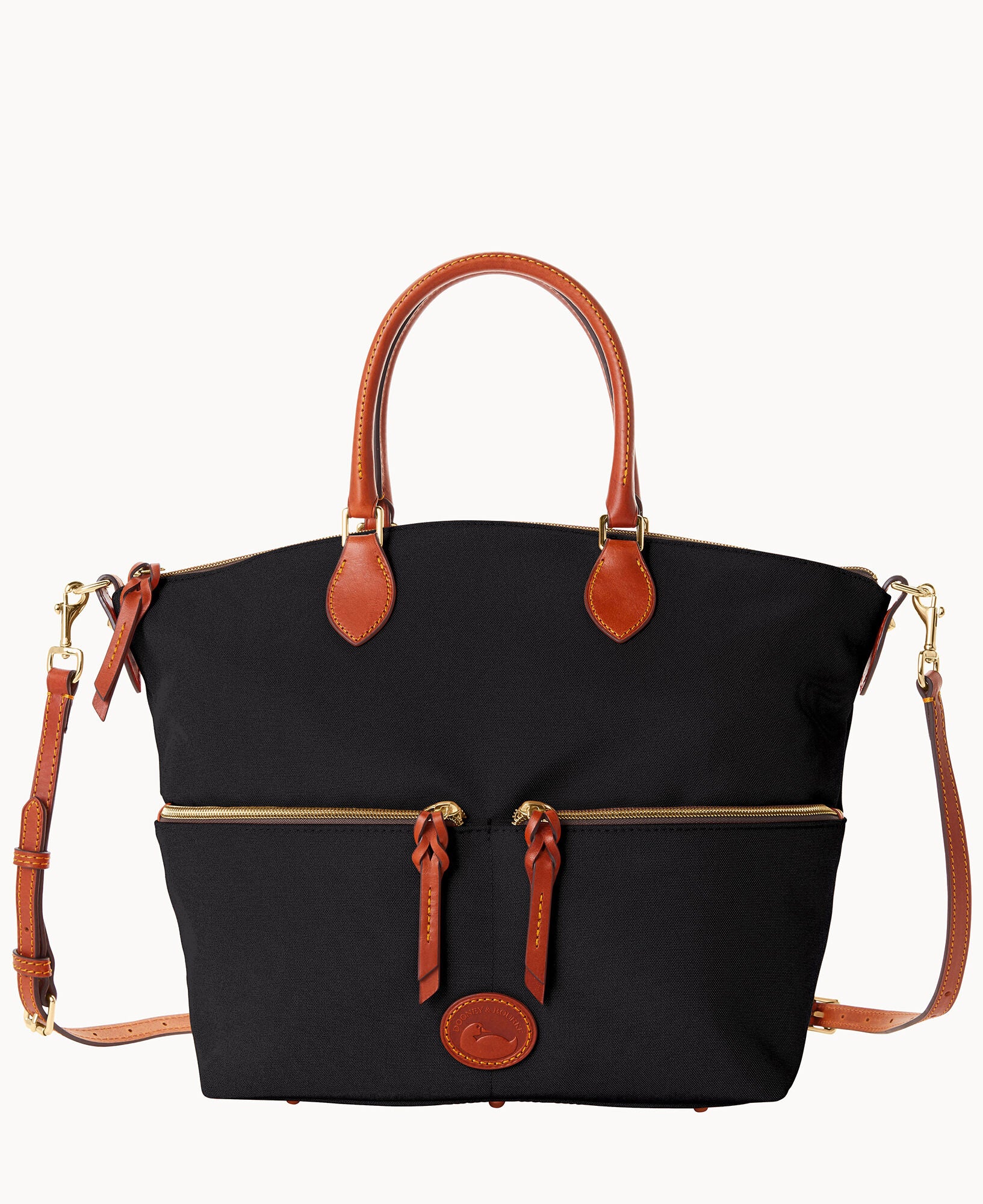 Nylon Large Pocket Satchel - Image 4