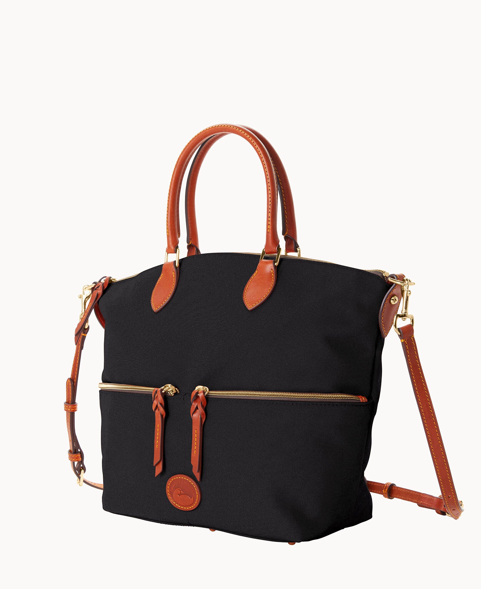 Nylon Large Pocket Satchel - Image 5